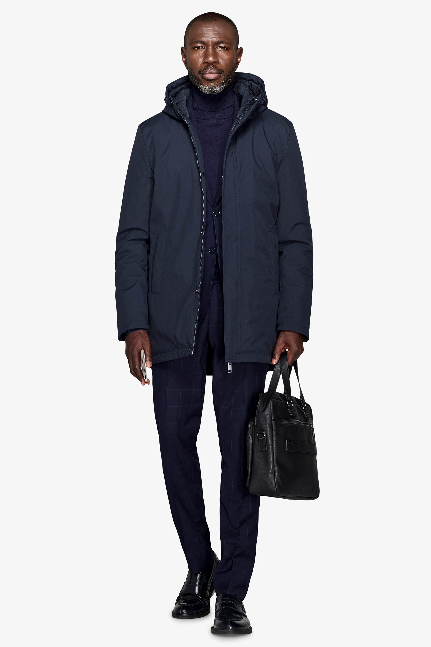 Giubbotto caban blu-Dan John