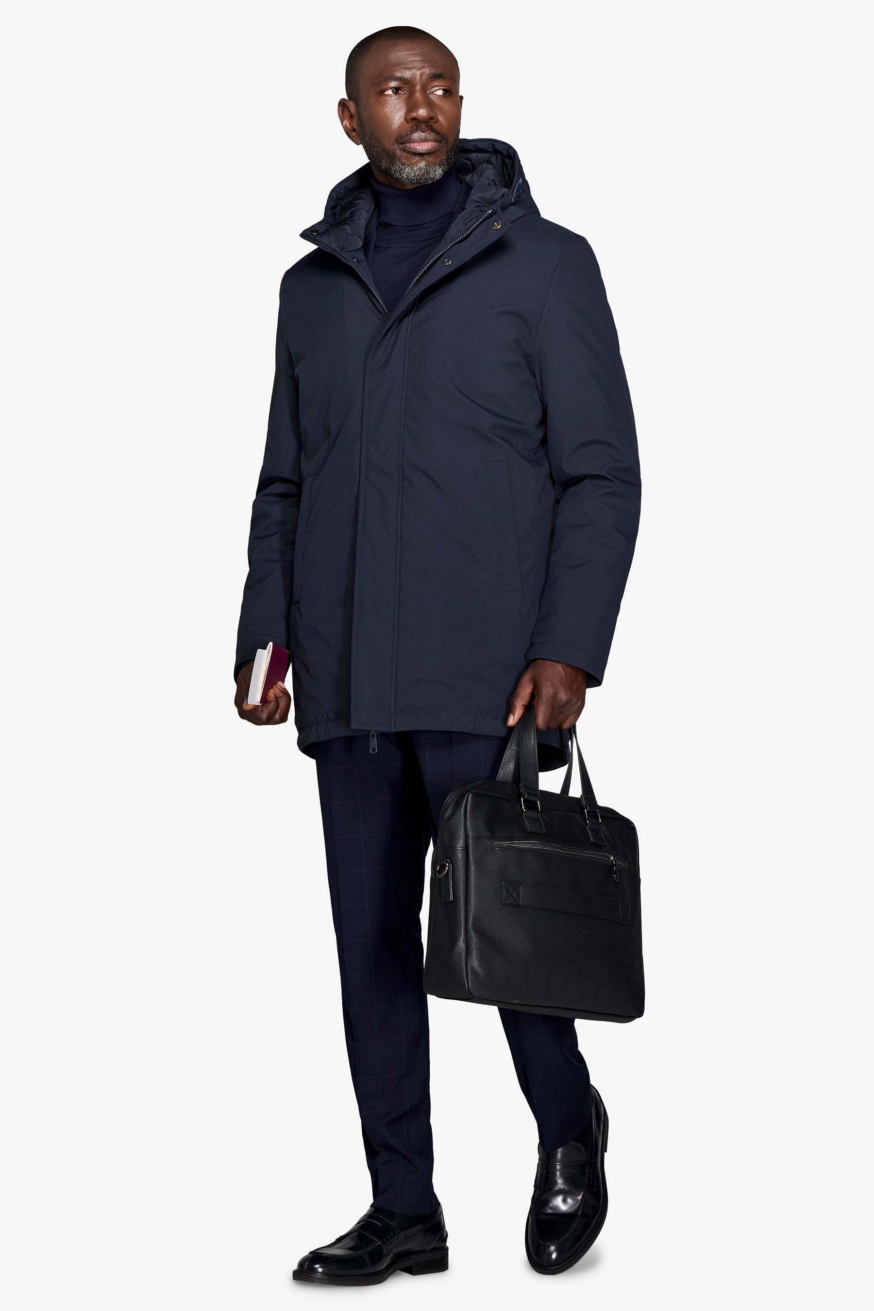 Giubbotto caban blu-Dan John