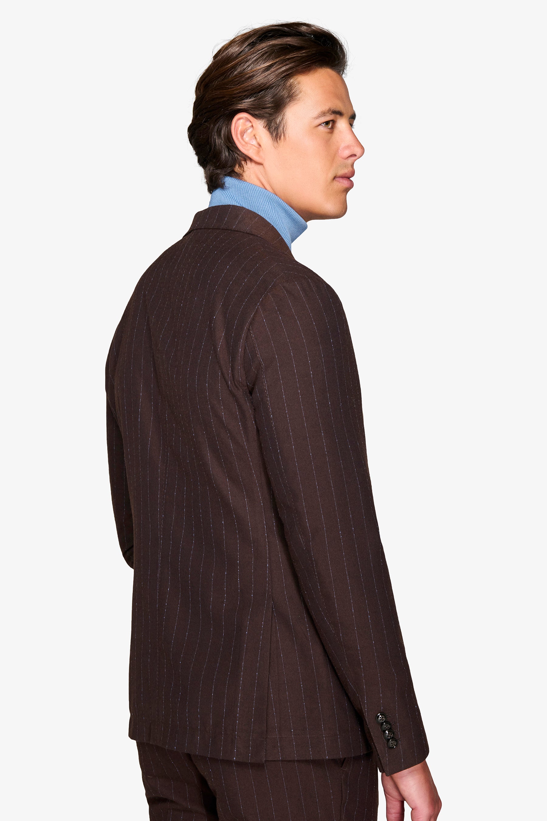 Abito gessato "Royal Mile" misto lana-Dan John