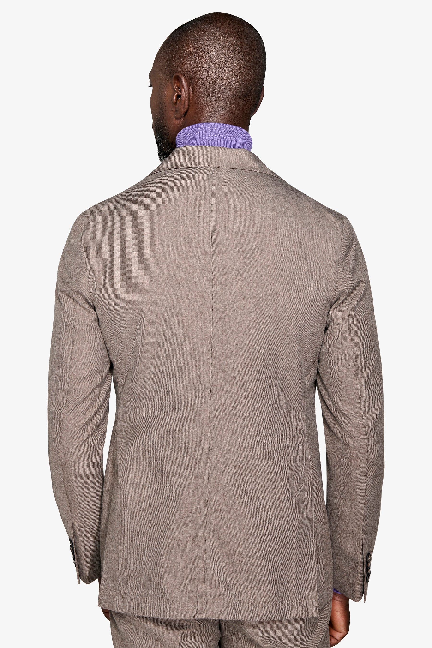 Giacca twill tortora
