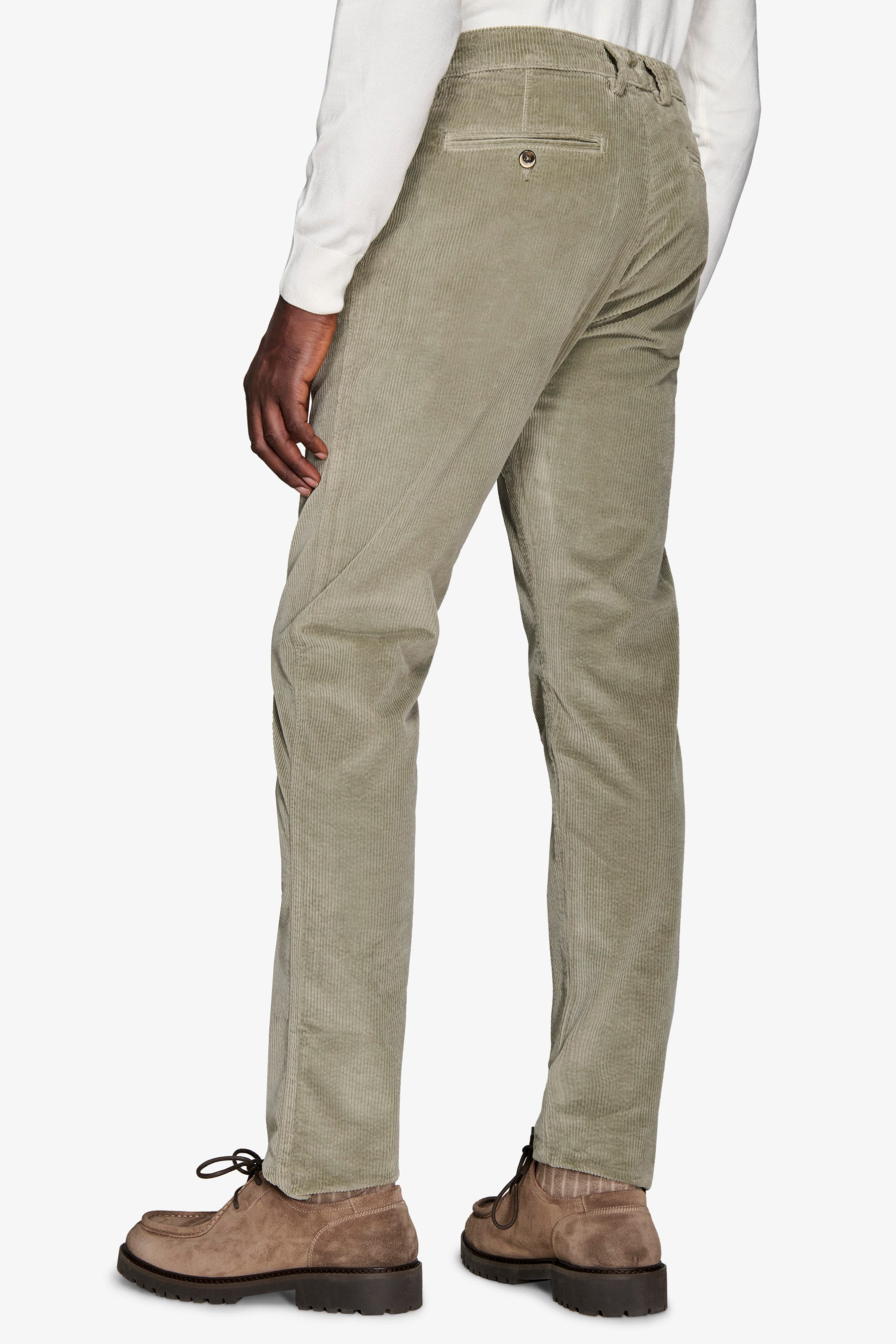 Pantaloni chino in velluto salvia-Dan John