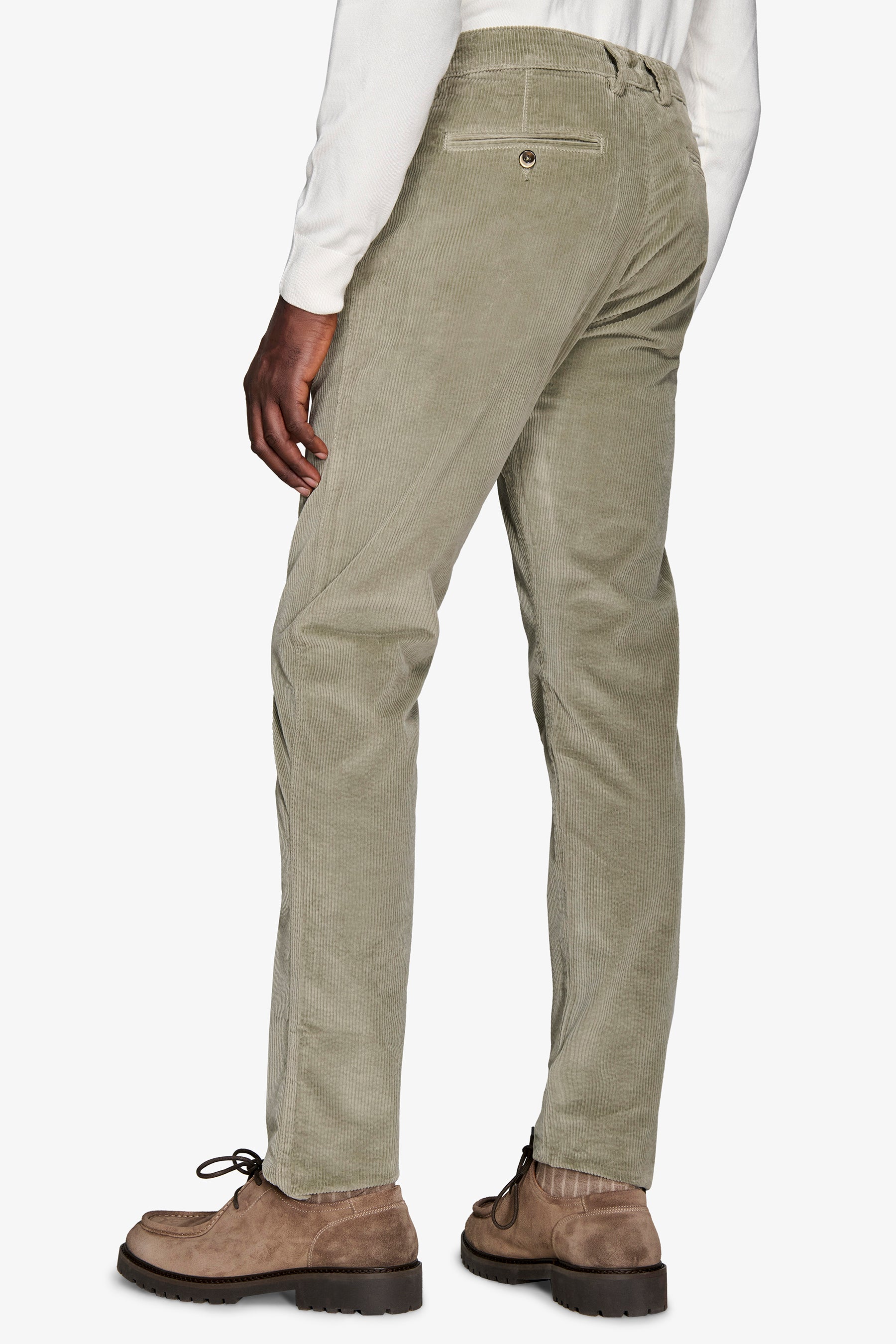Pantaloni chino in velluto salvia-Dan John