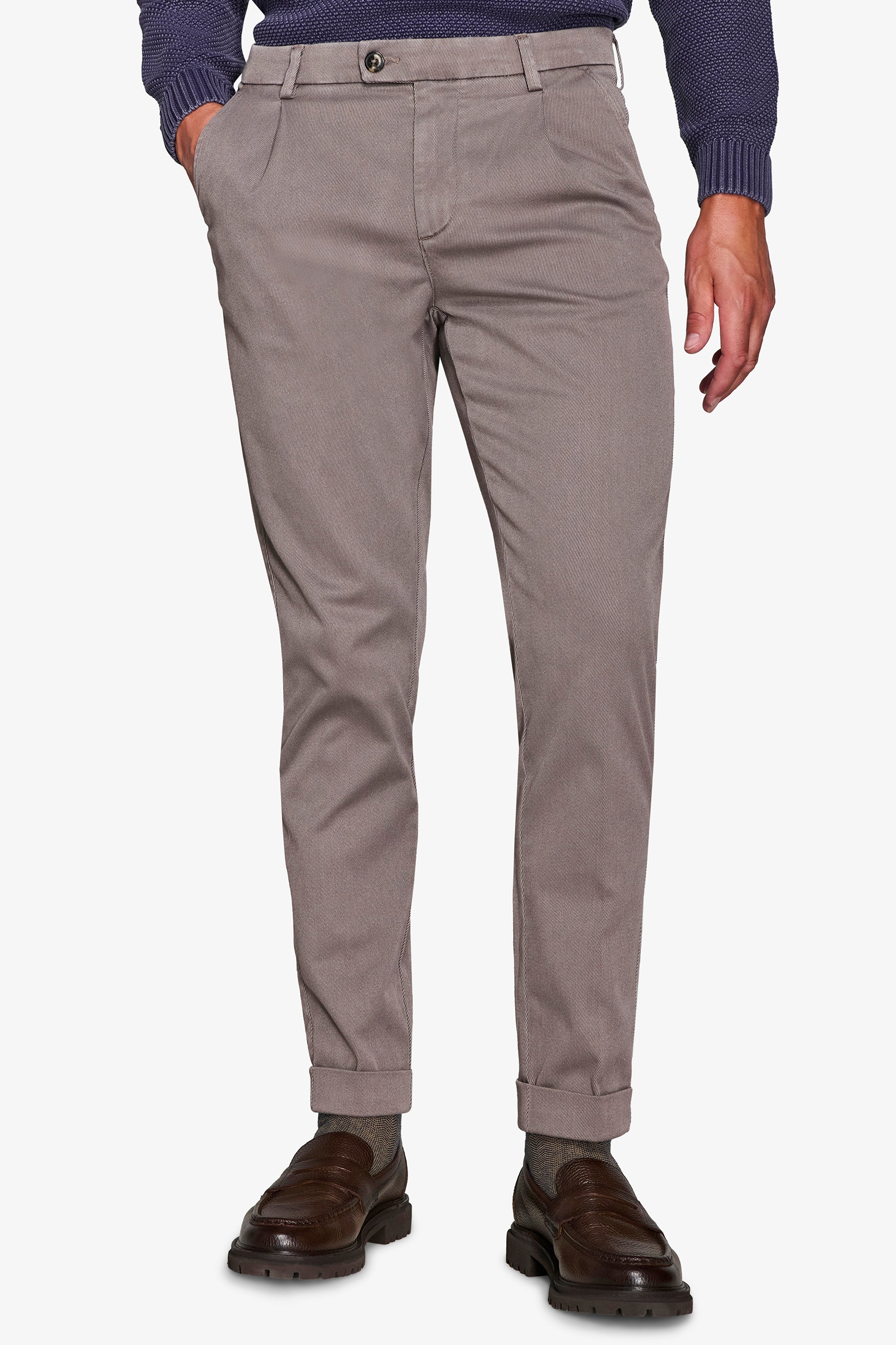 Pantaloni cavalry tortora-Dan John
