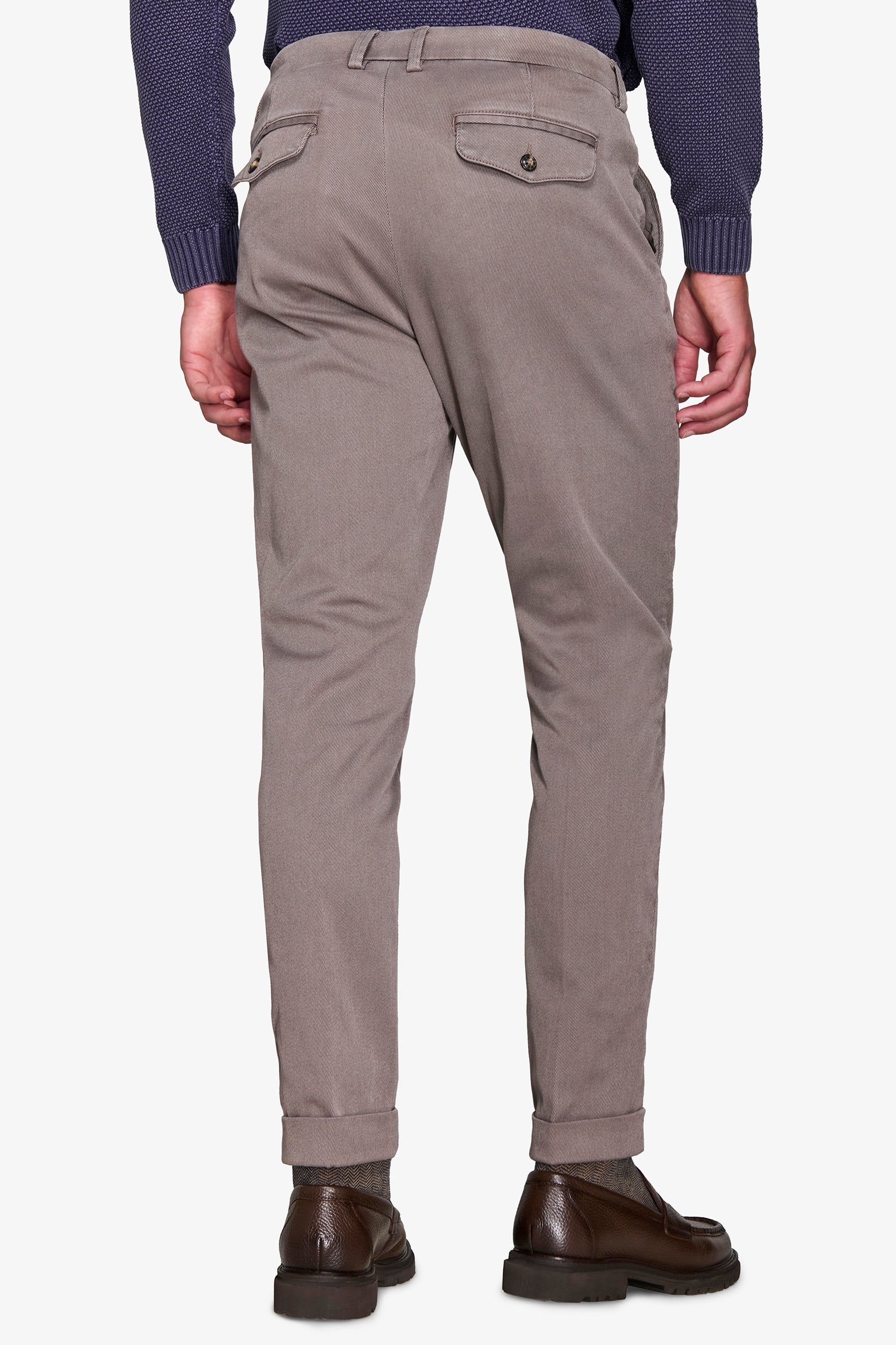 Pantaloni cavalry tortora-Dan John