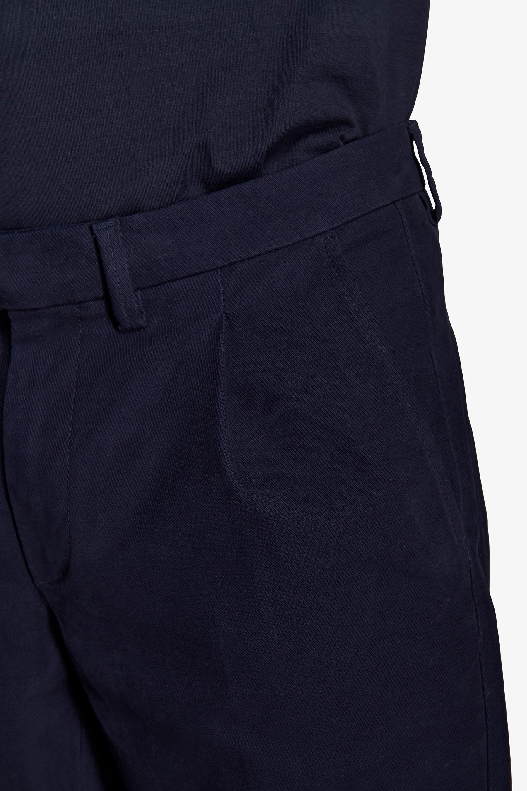 Pantaloni cavalry con taschino blu-Dan John