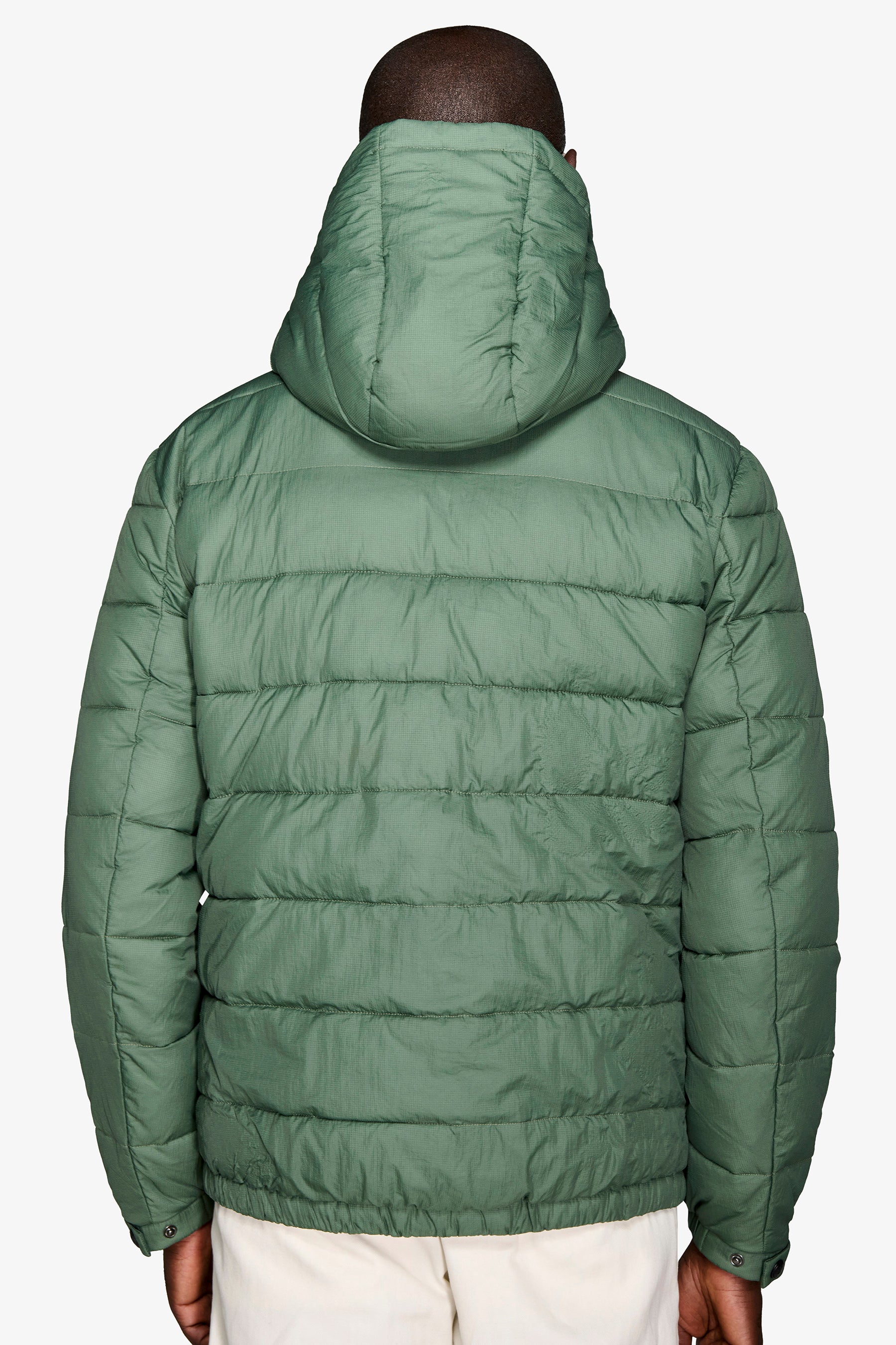 Piumino trapuntato verde "Ready"-Dan John