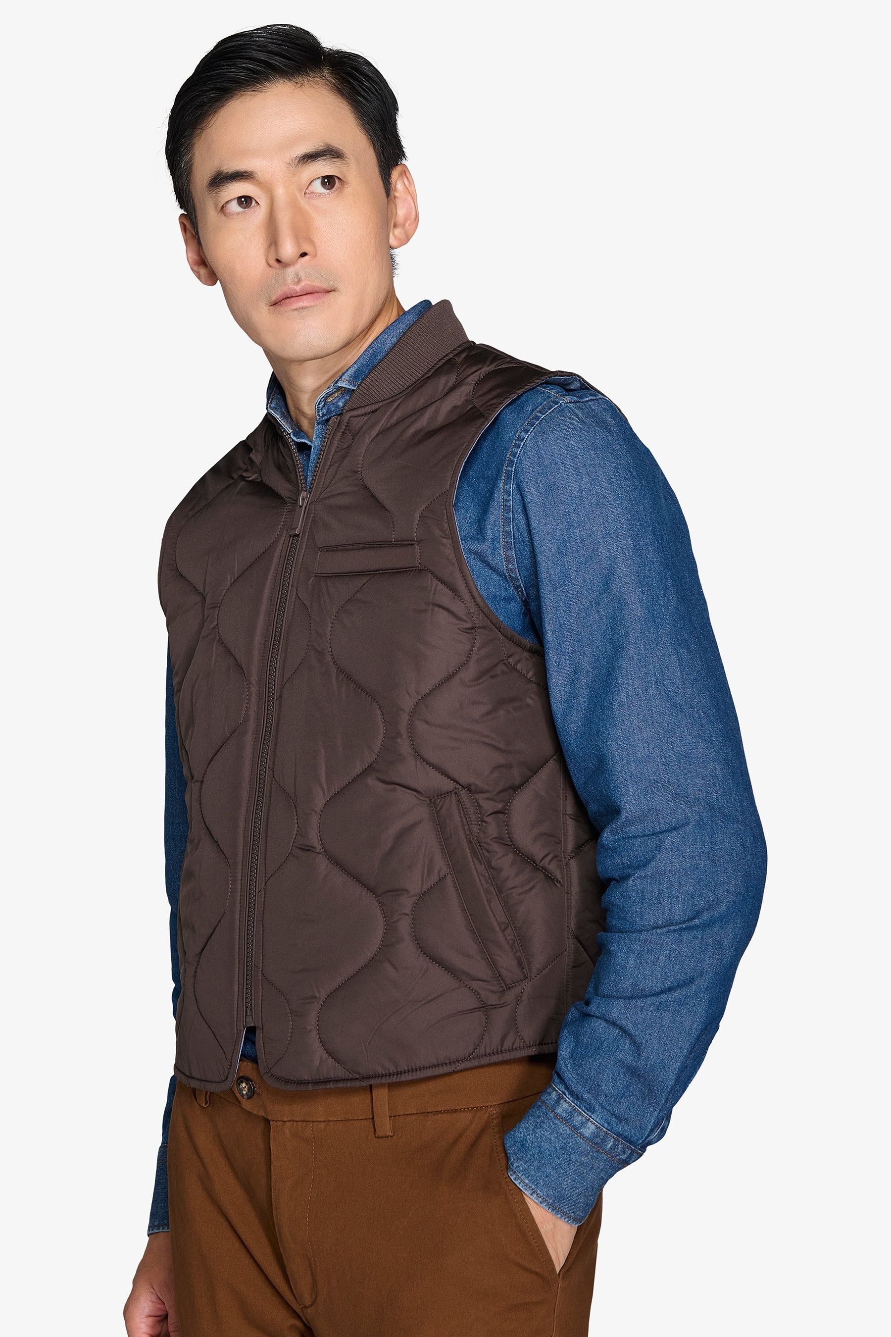 Gilet trapuntato moro-Dan John