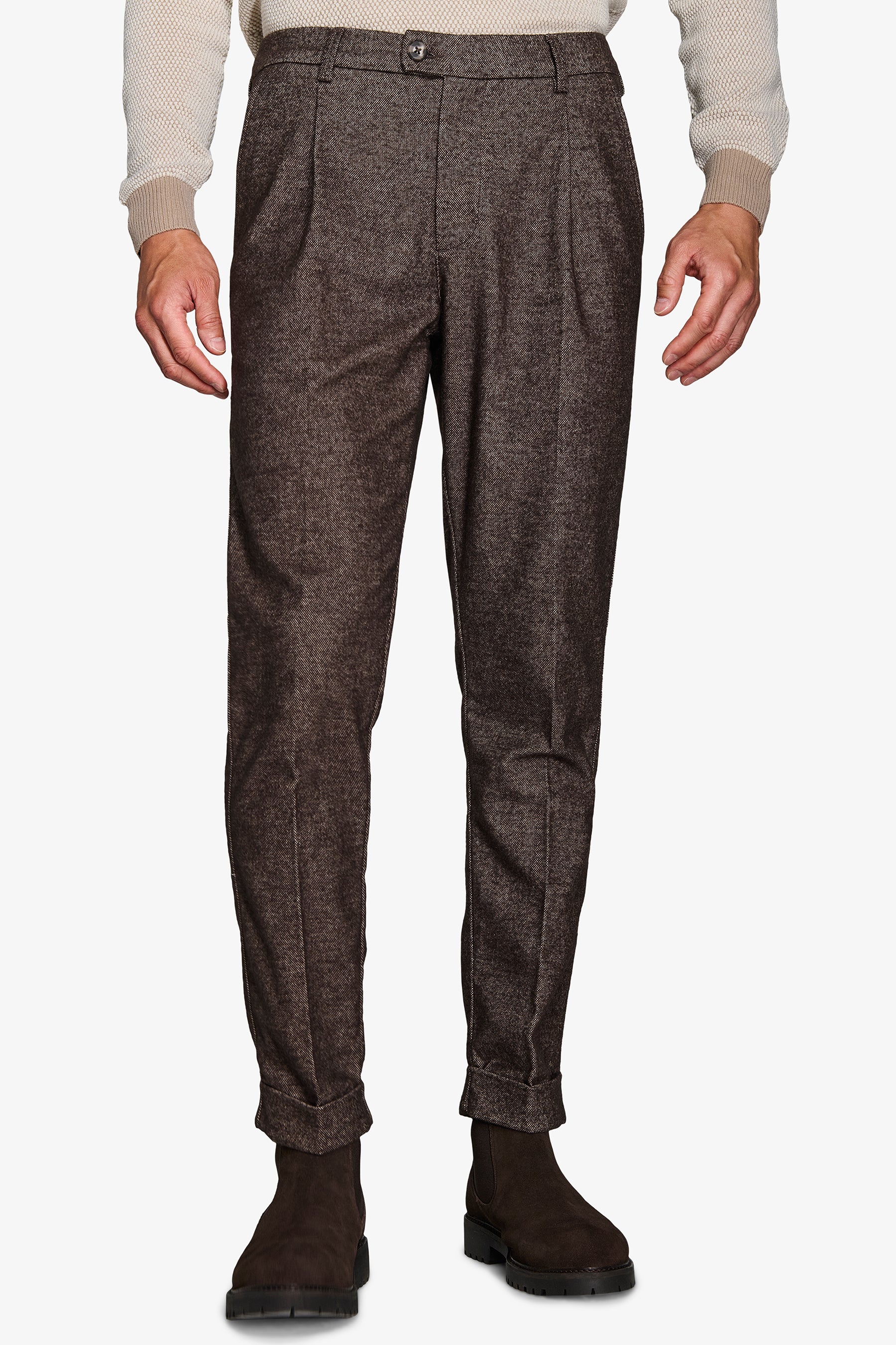 Pantaloni occhio di pernice moro-Dan John