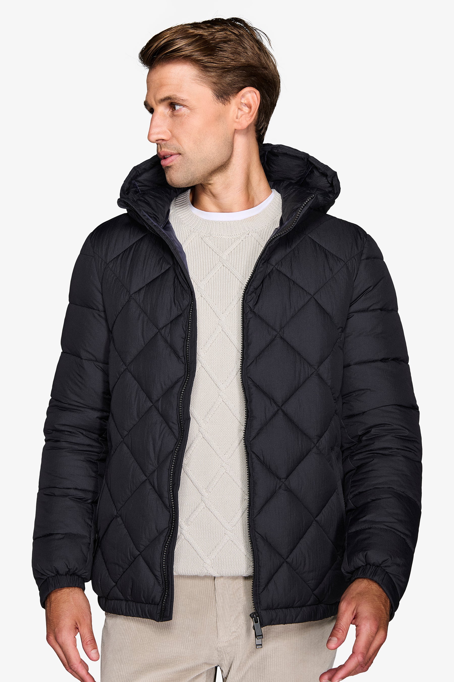 Piumino trapuntato blu "Ready"-Dan John