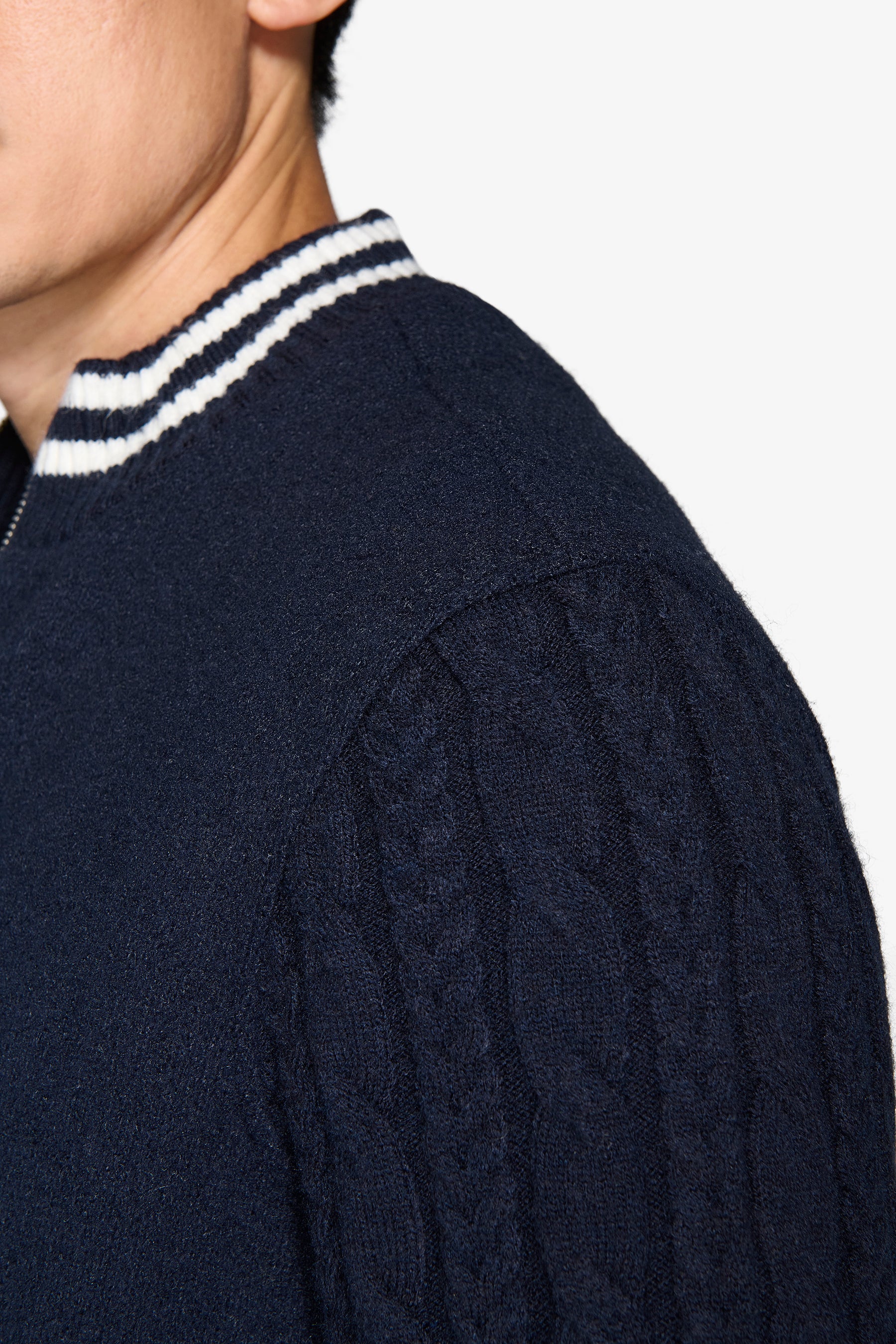 Bomber con maniche in jersey DNJ blu-Dan John