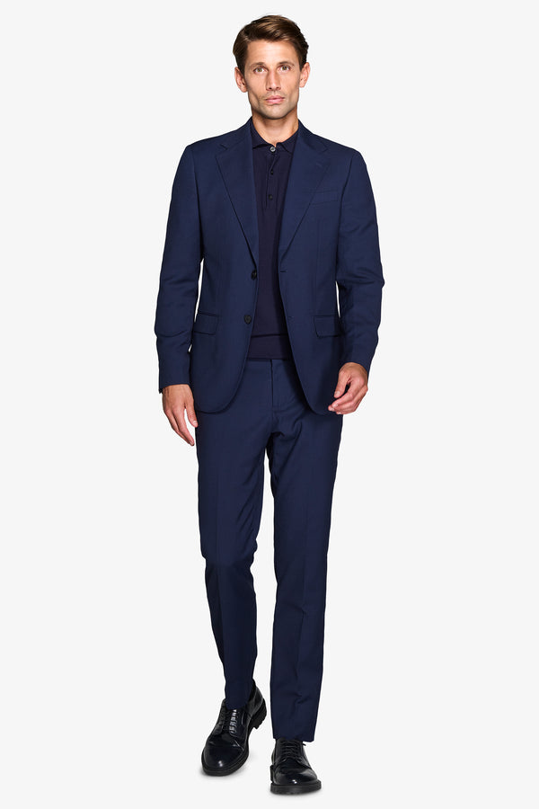 Verstärkte Slim-Fit-Jacke in Blau