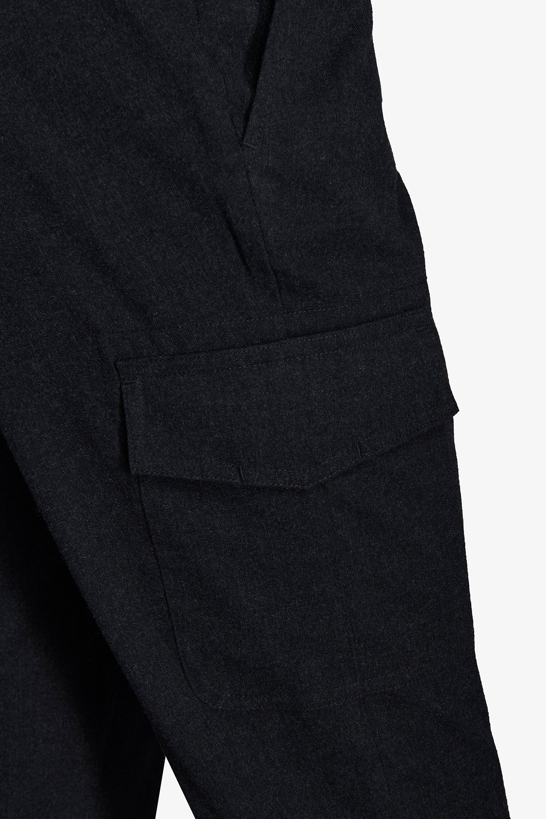 Pantaloni cargo flanella antracite-Dan John