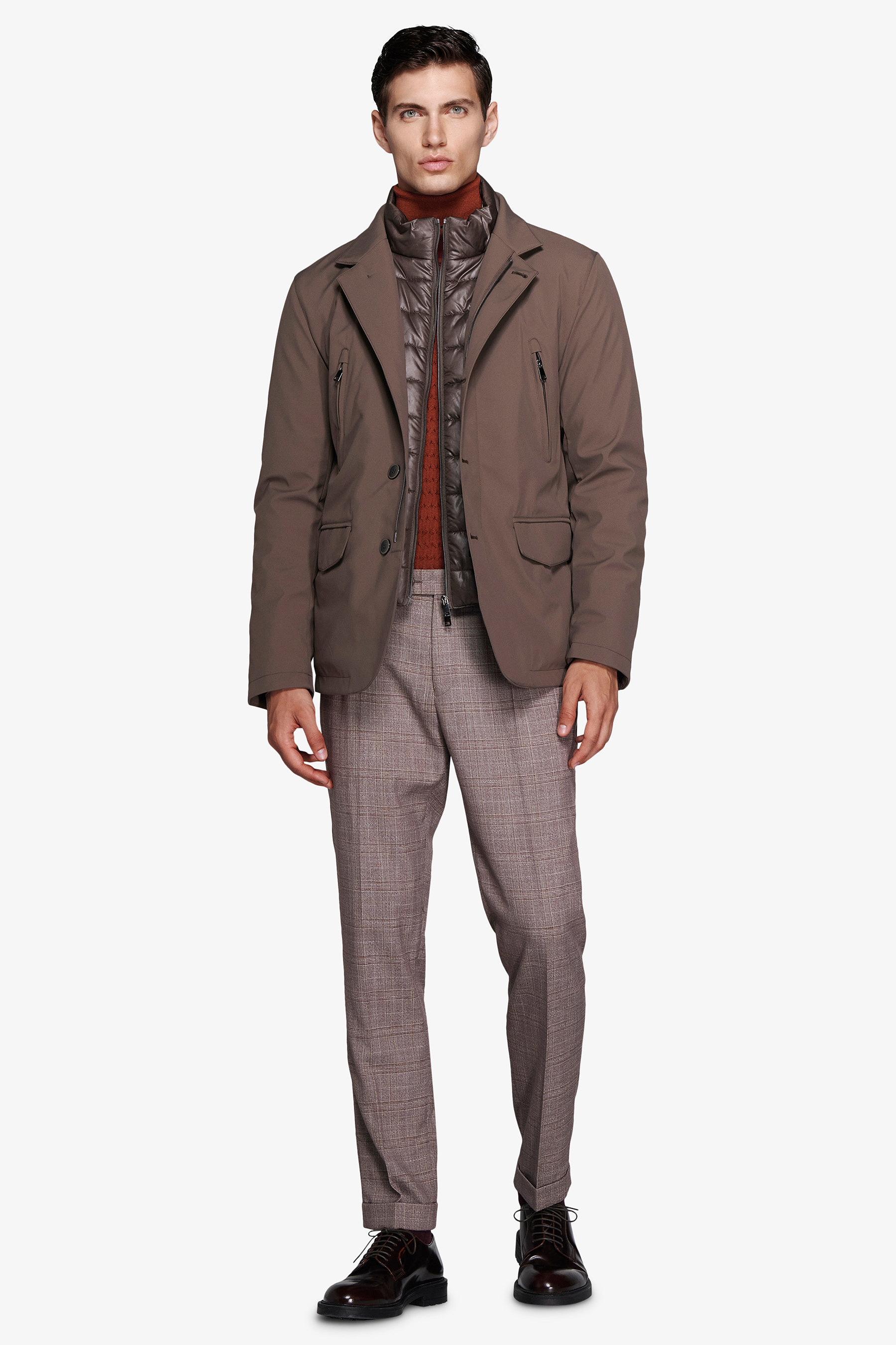 Field jacket tecnica tortora-Dan John