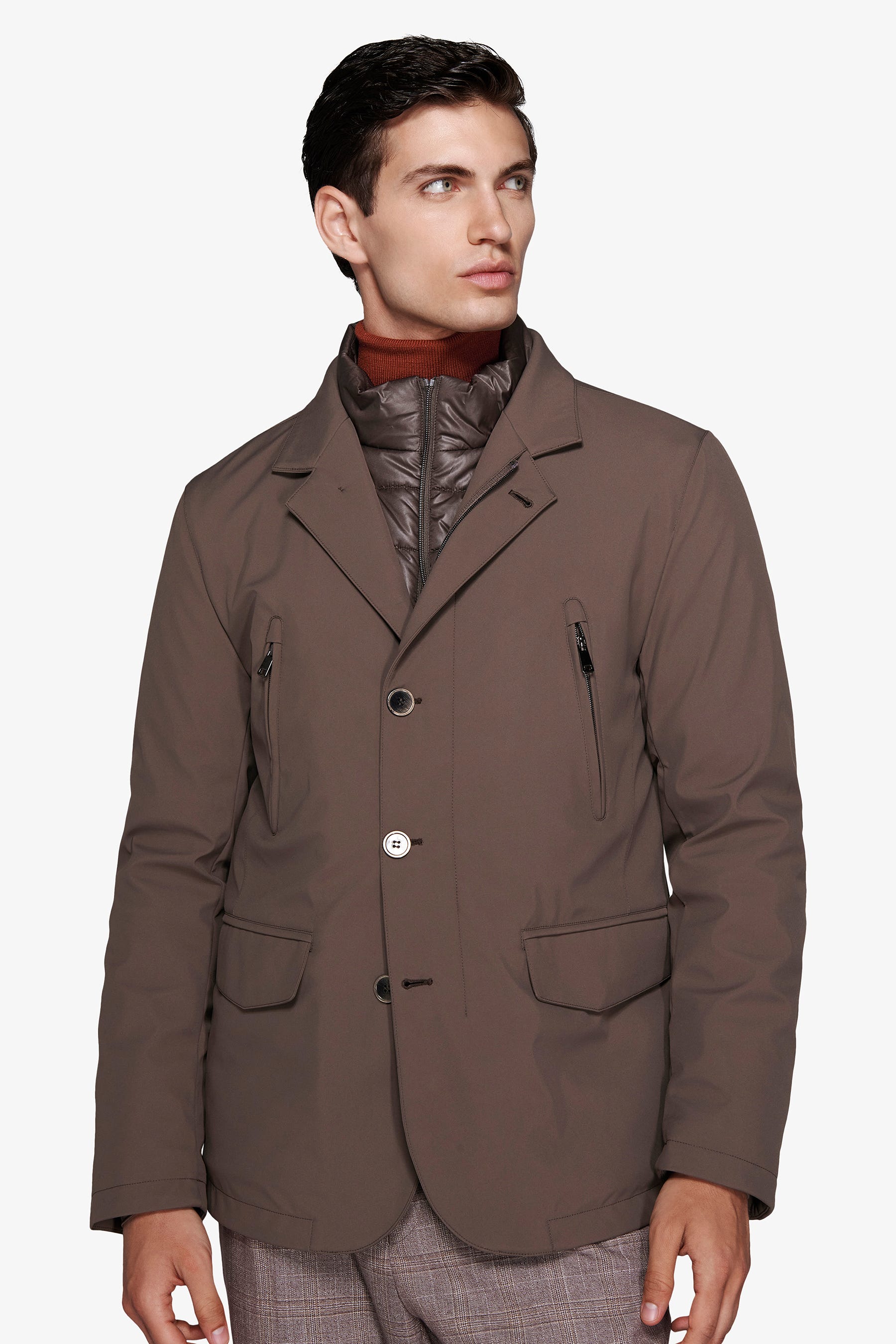Field jacket tecnica tortora-Dan John