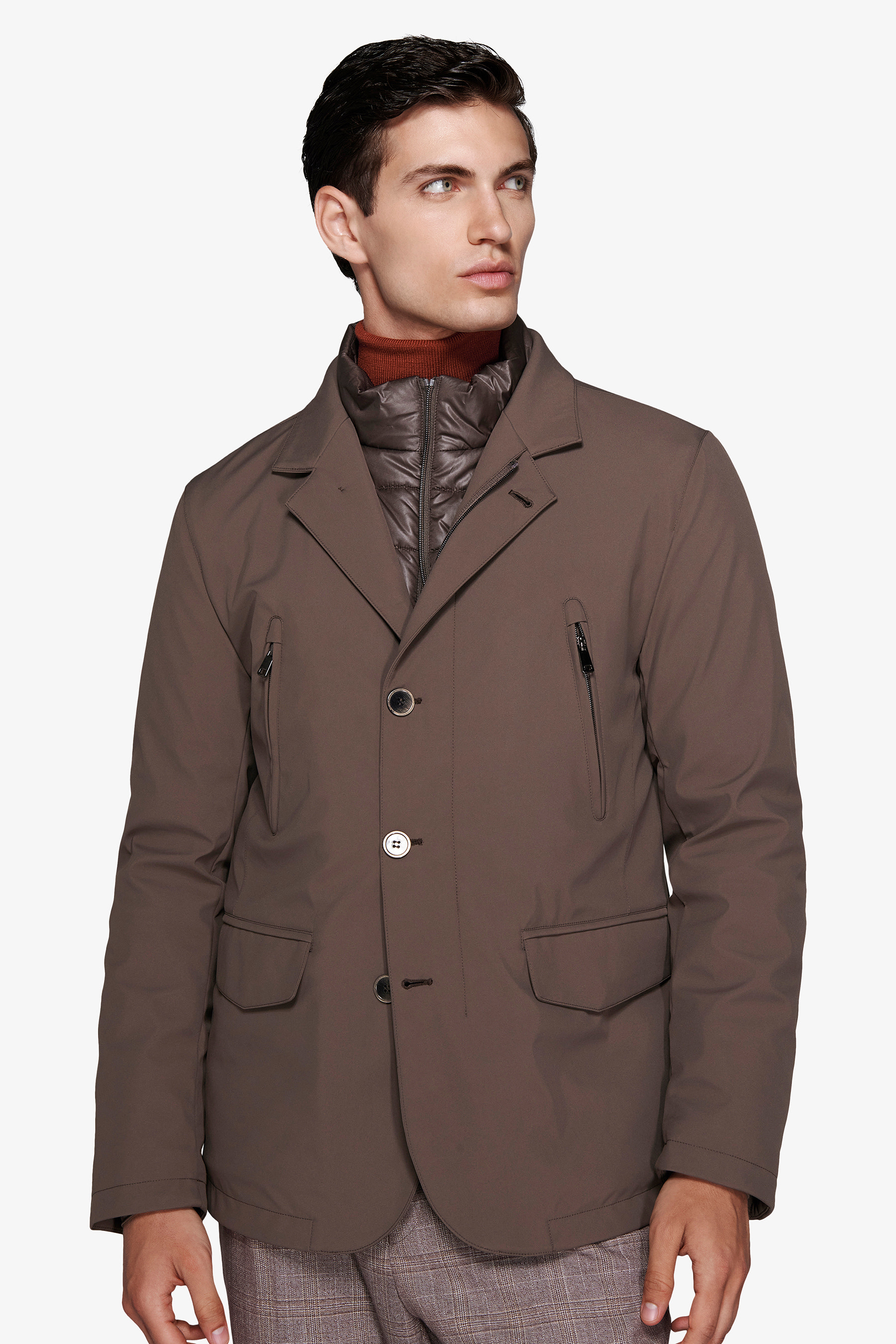 Field jacket tecnica tortora-Dan John