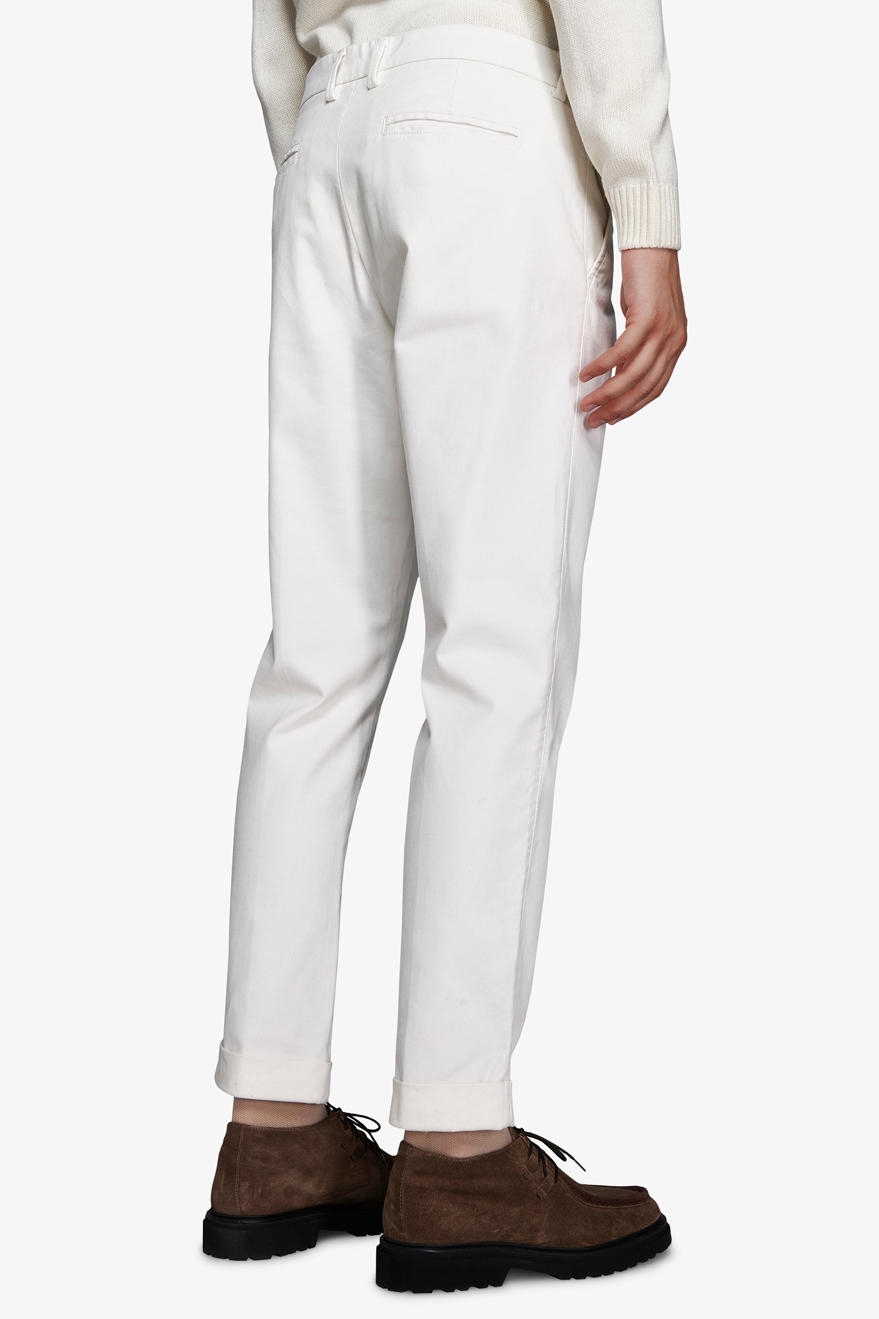 Pantaloni cavalry panna