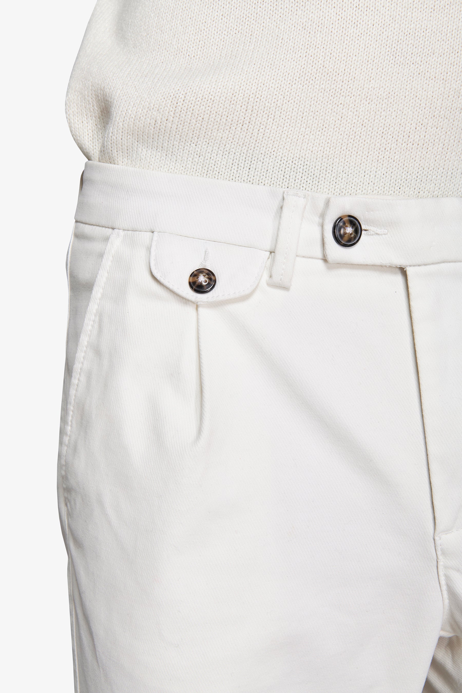 Pantaloni cavalry panna