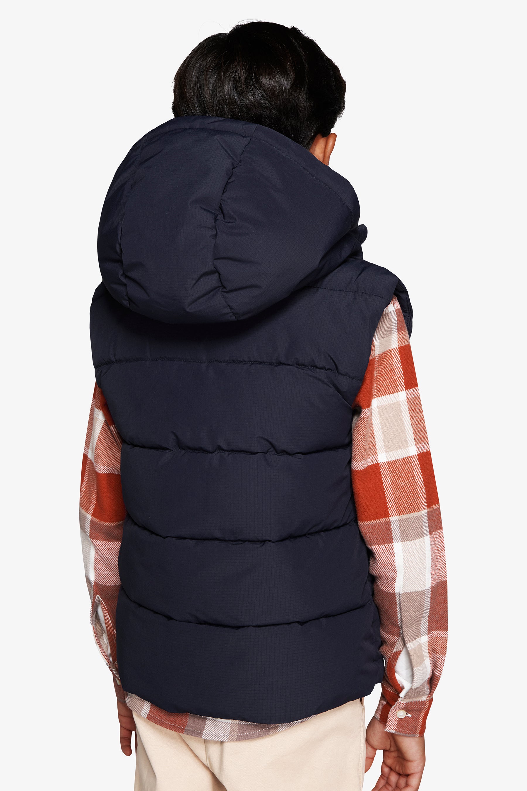 Wattierte Weste in Blau Kids
