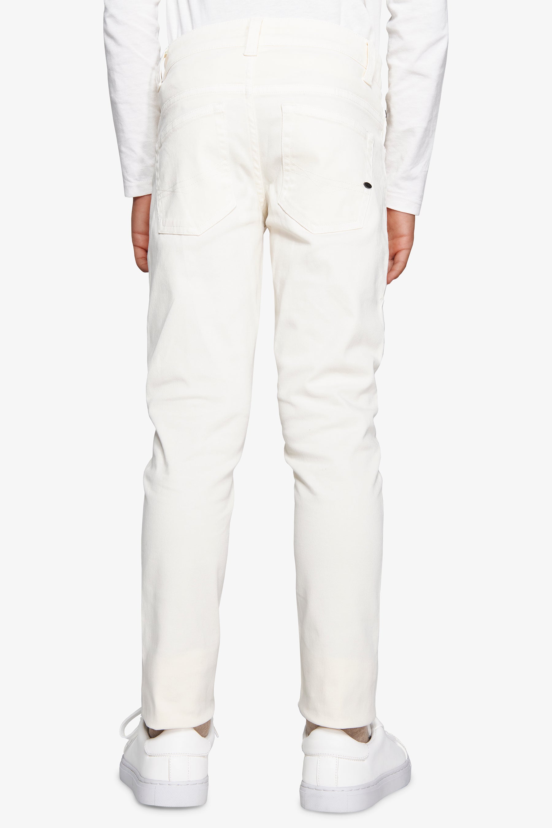 Pantalón de cinco bolsillos blanco roto Kids