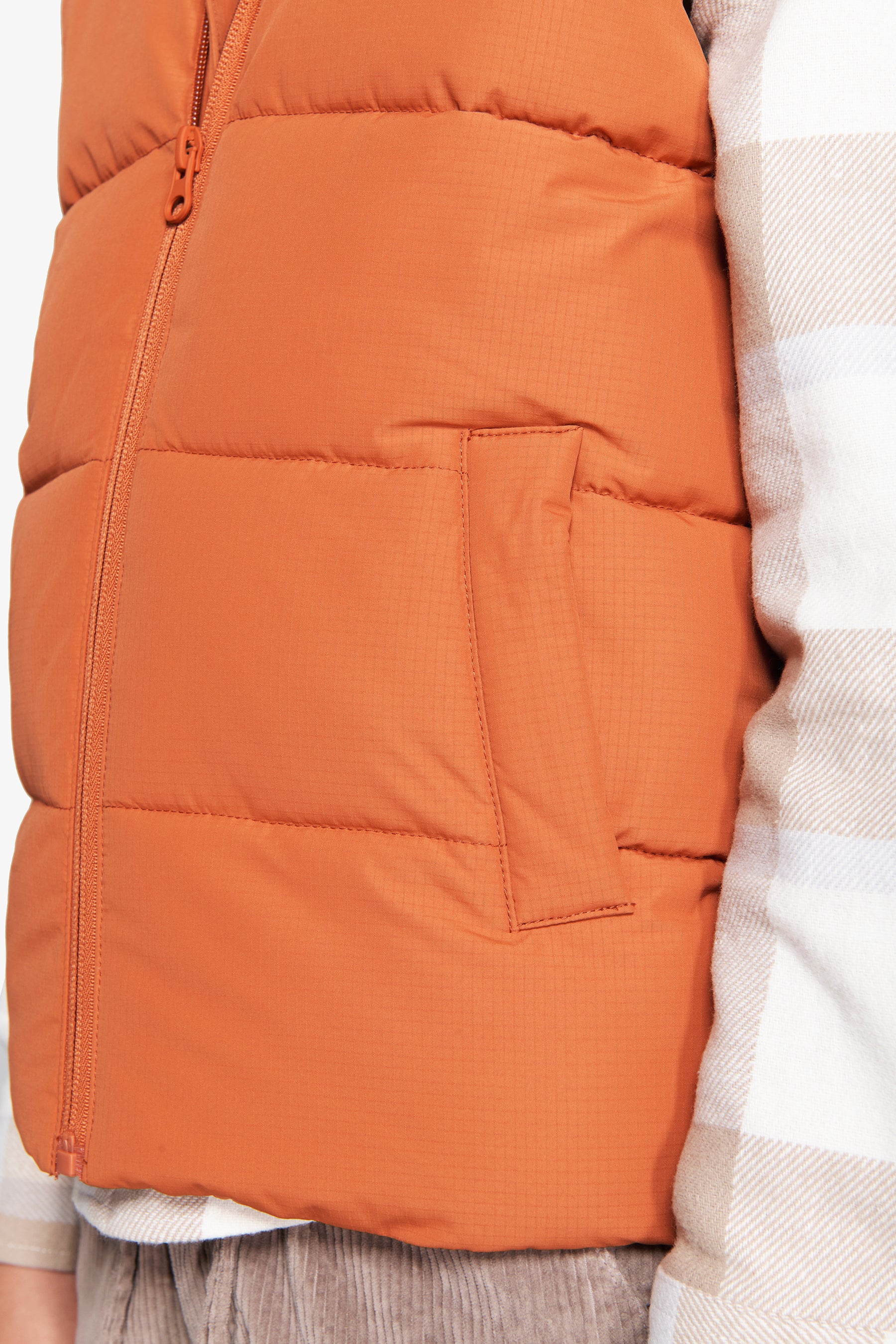 Gilet imbottito arancio Kids