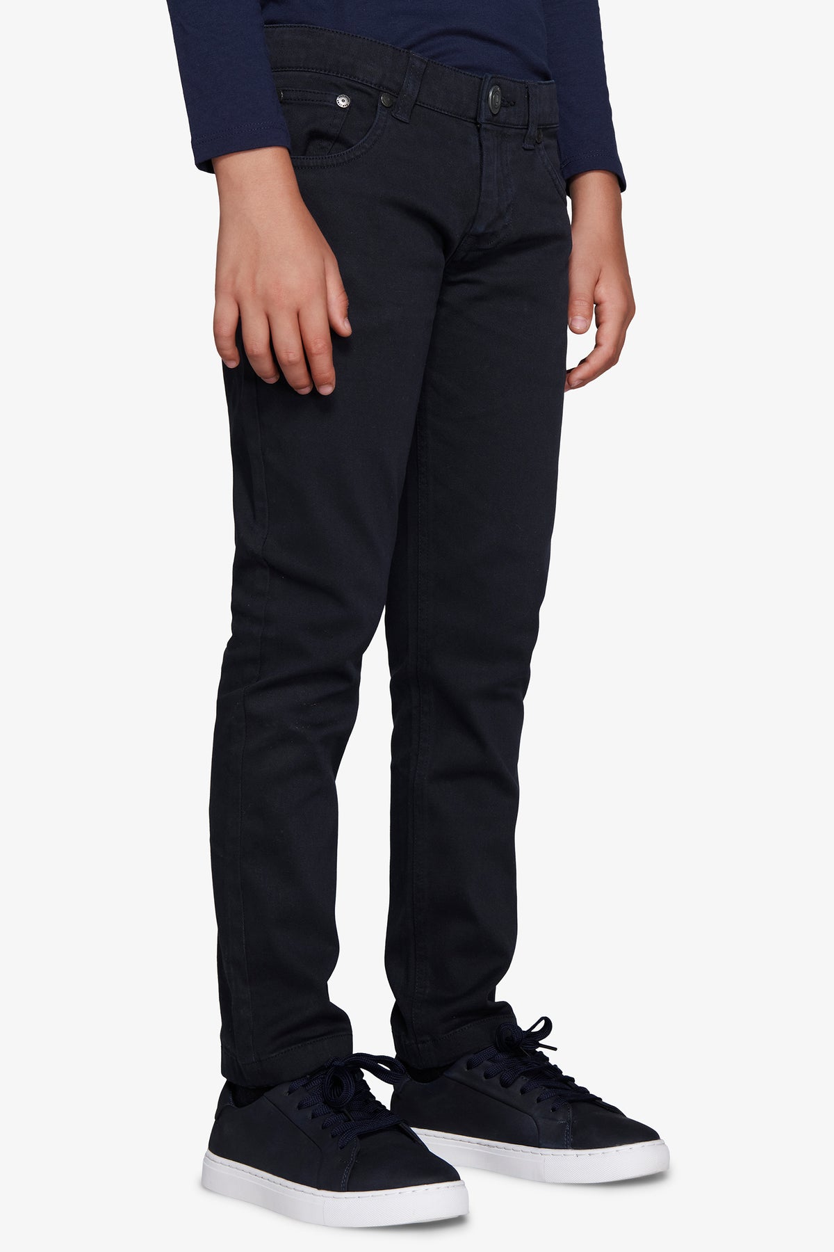 Pantaloni 5 tasche blu Kids