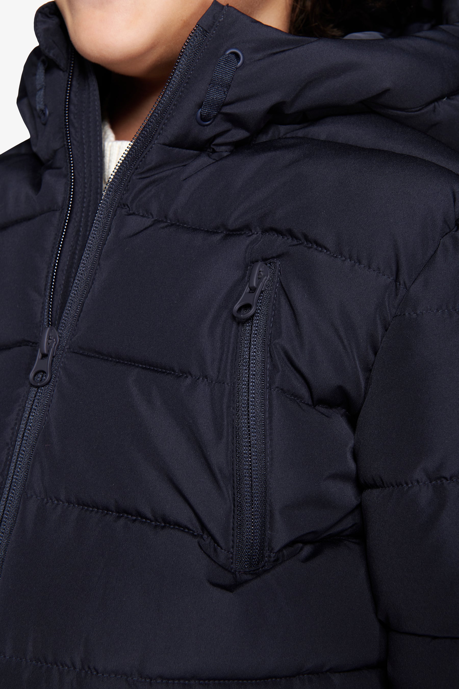 Parka imbottito blu Kids