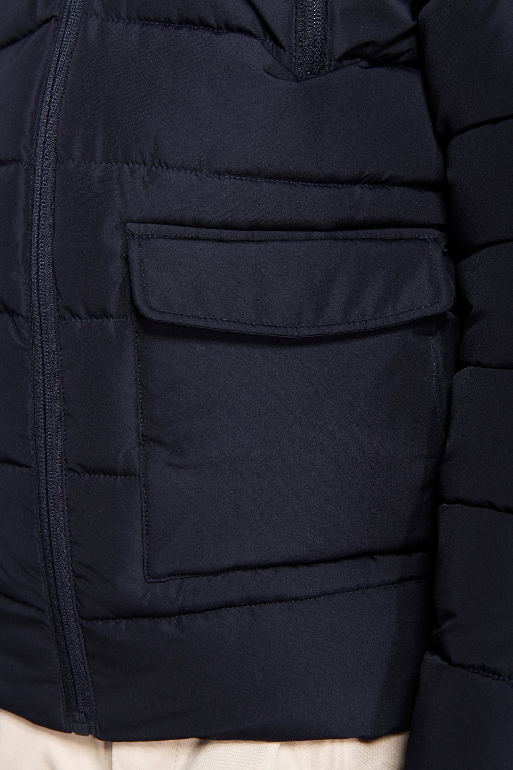 Parka imbottito blu Kids