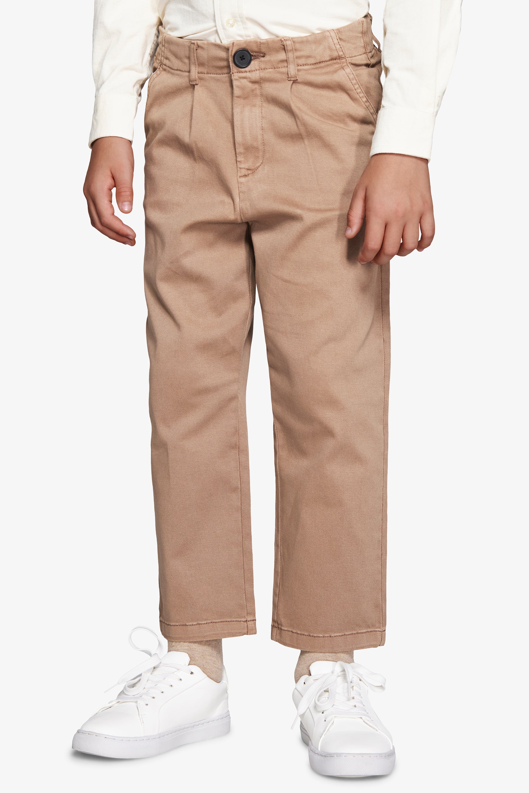 Pantalone chino tortora Kids