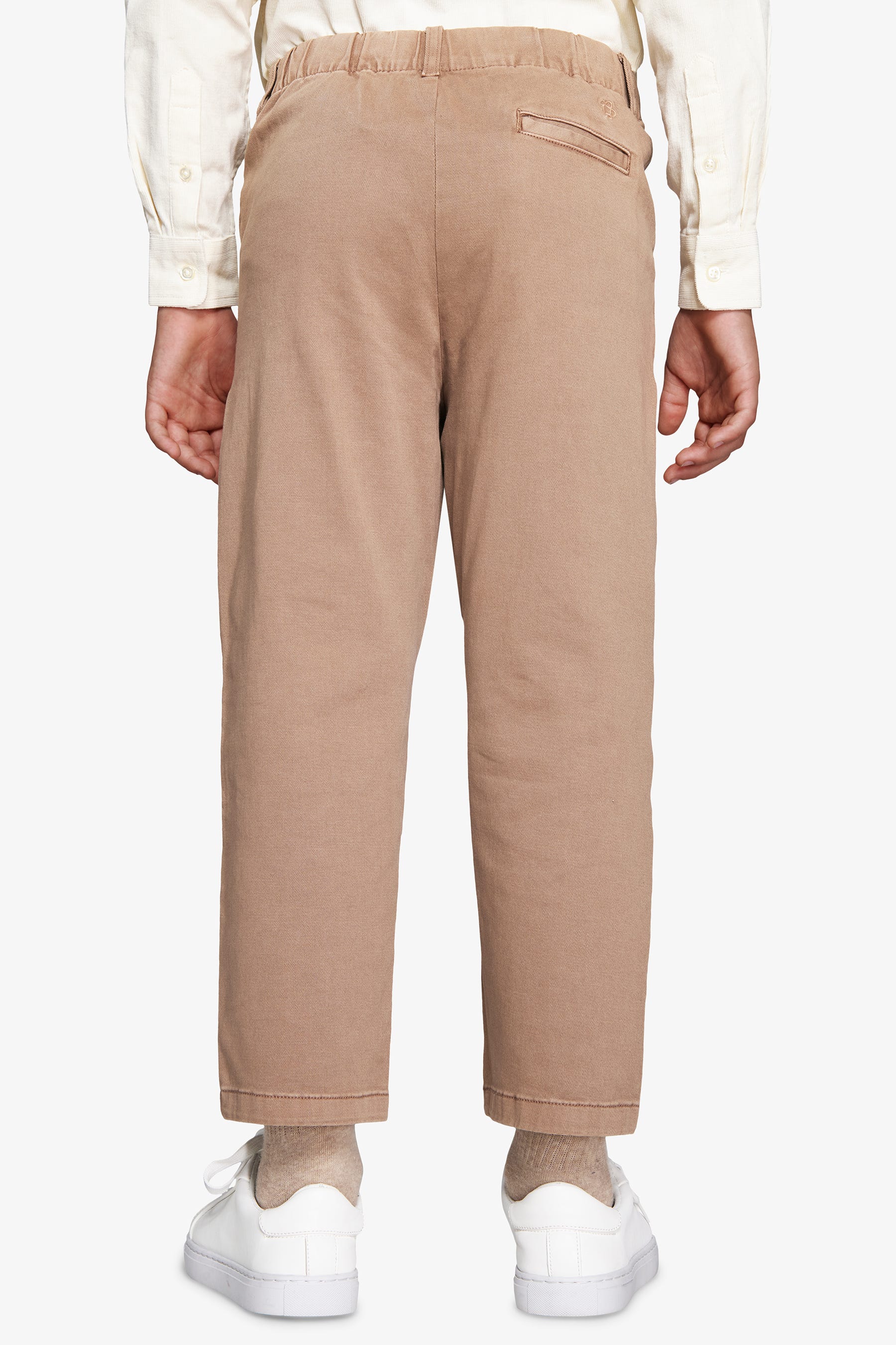Pantalone chino tortora Kids-Dan John