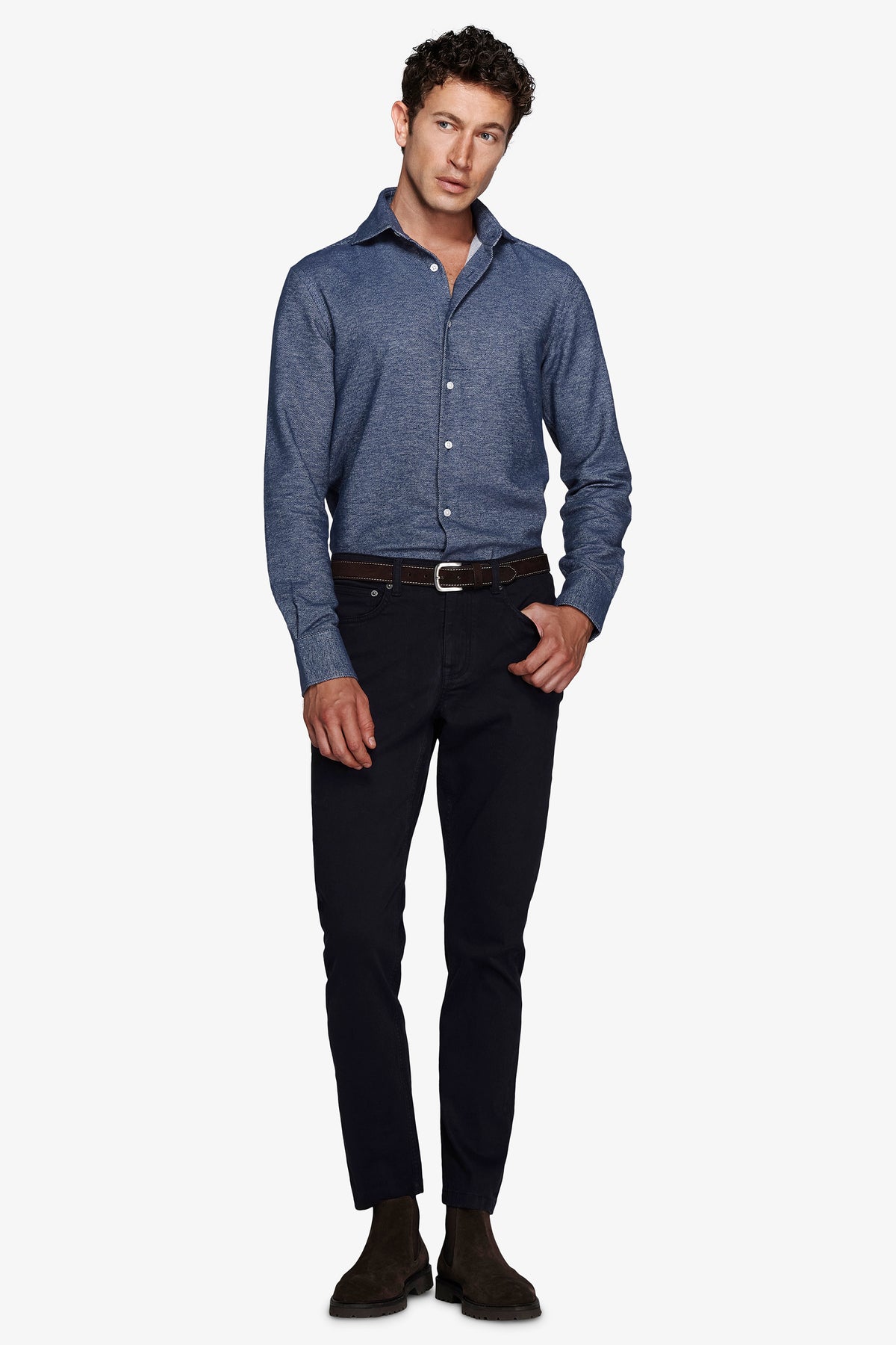 CAMICIA FLANELLA MELANGE AVION-Dan John
