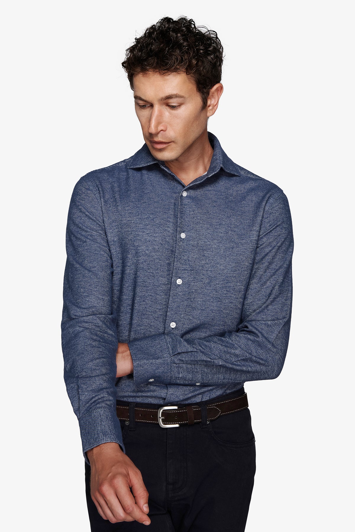 Camicia melange avion