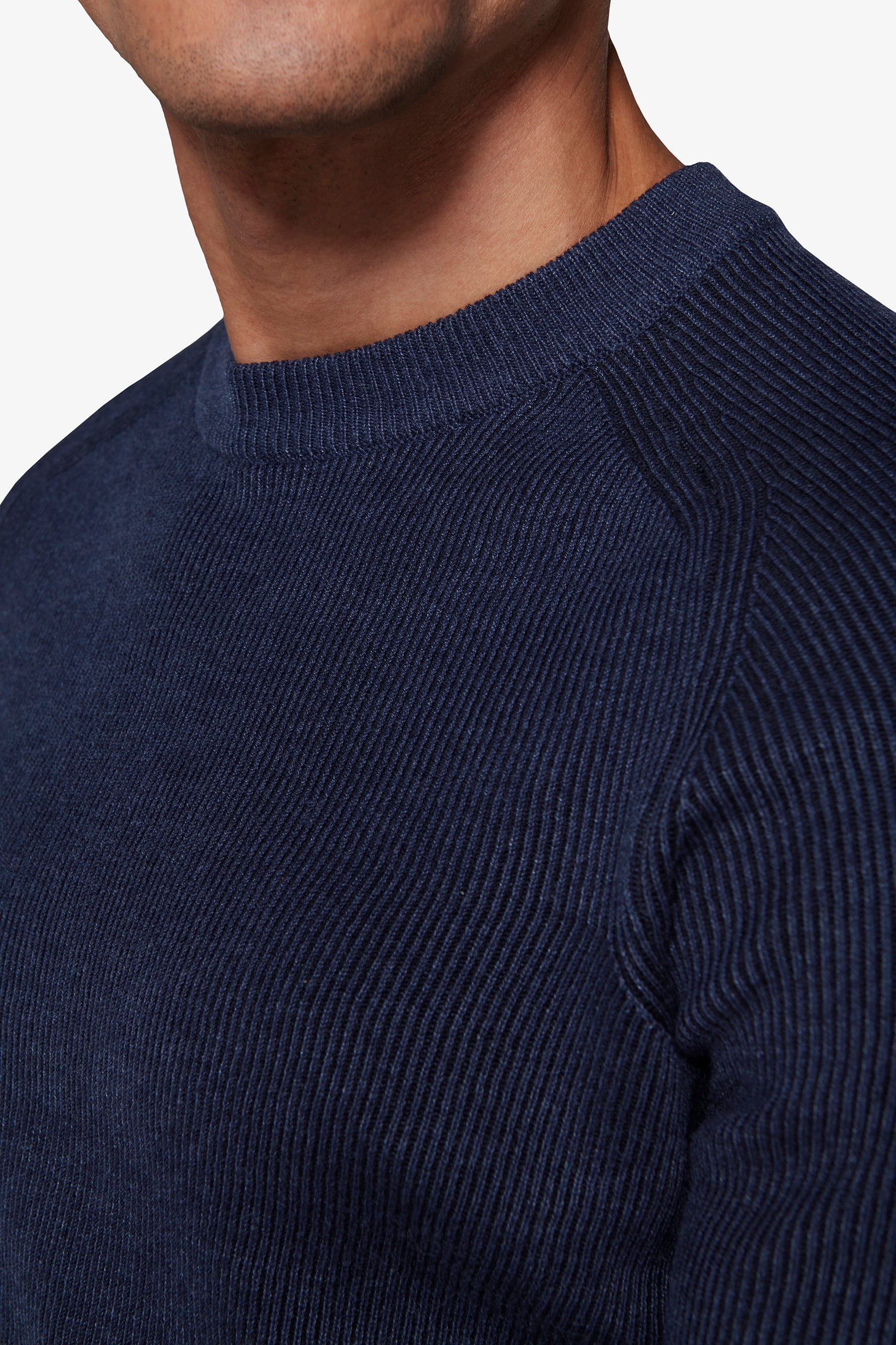 Maglia girocollo costina vanisè avion