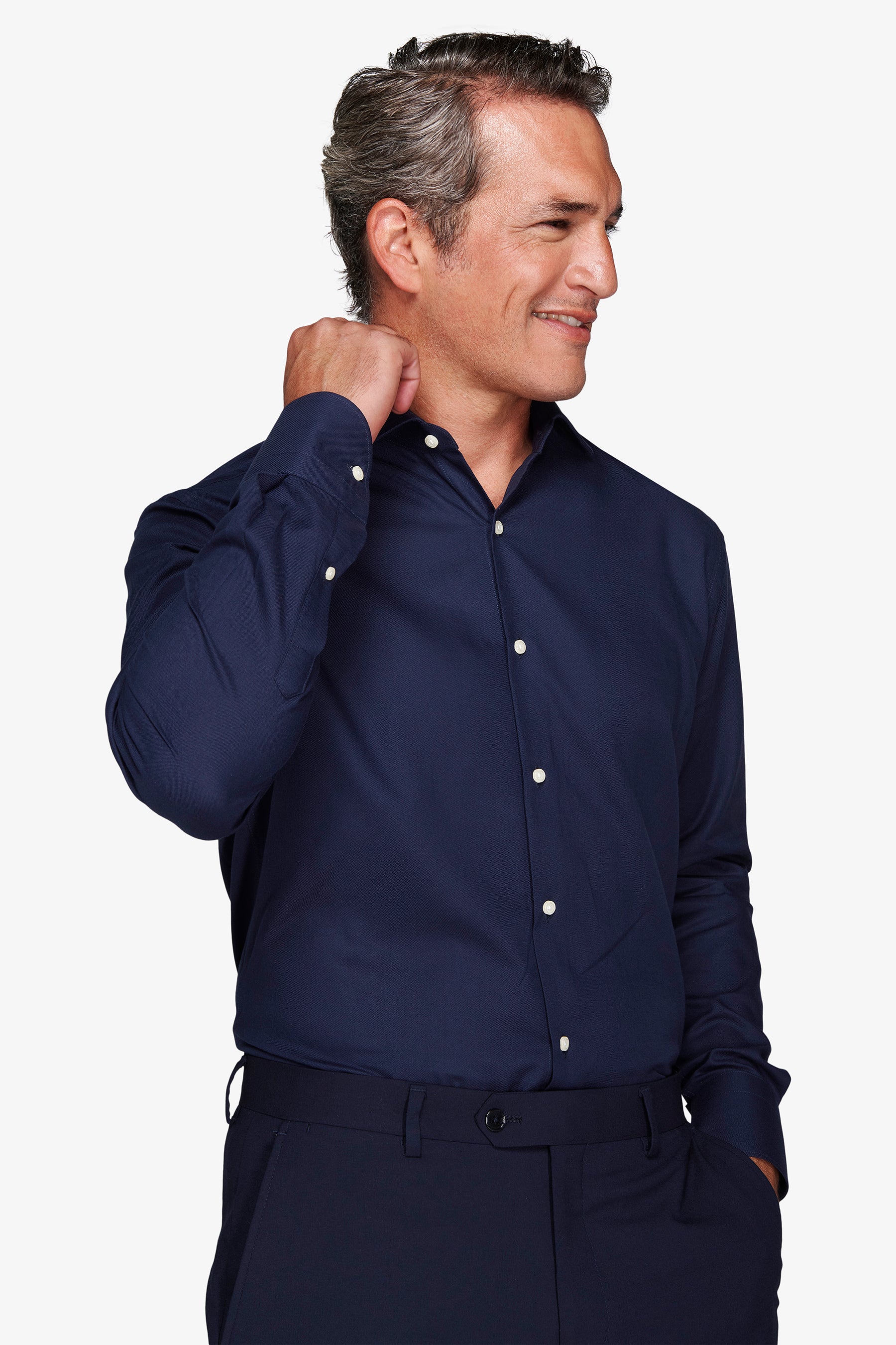 Chemise oxford coupe slim bleue