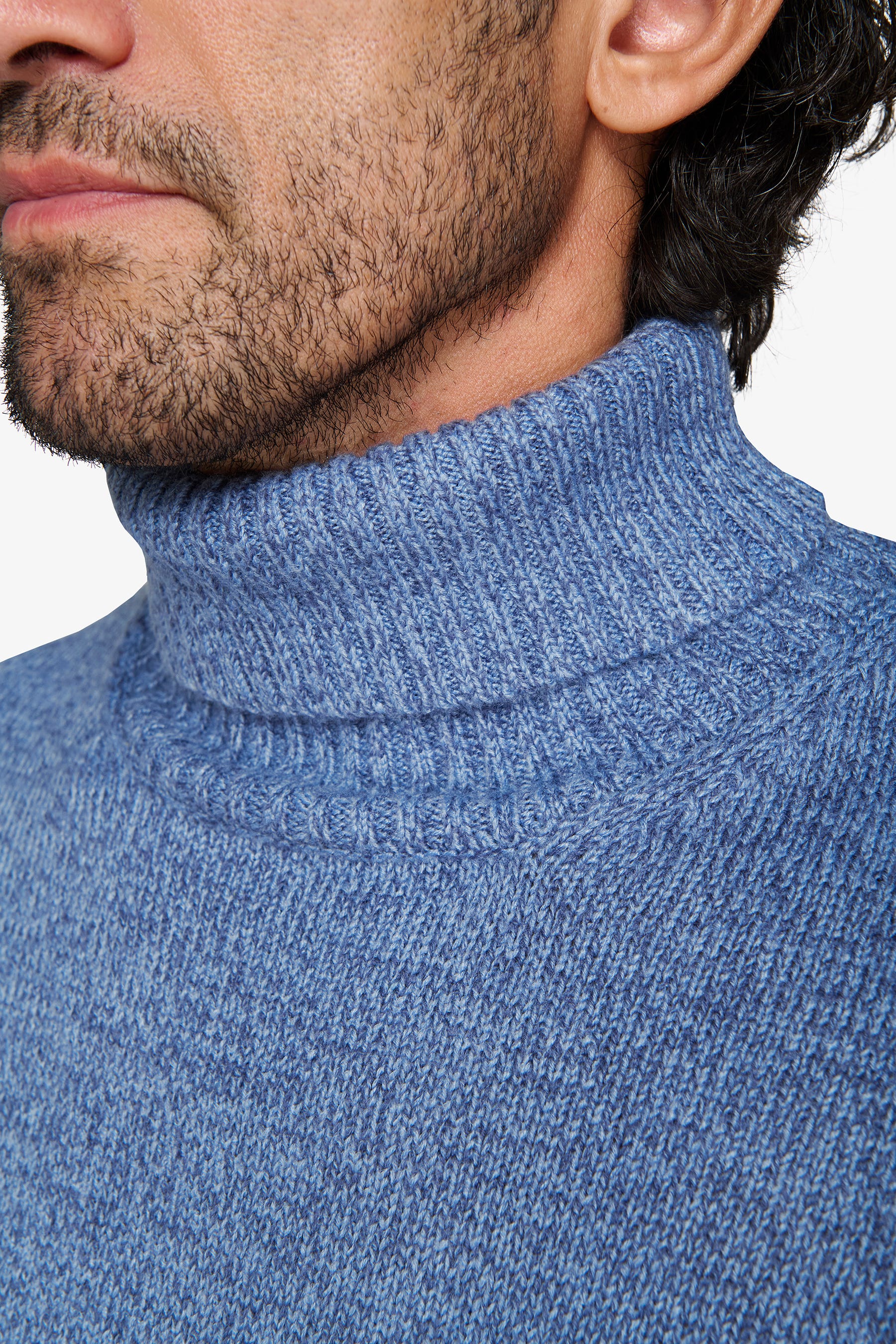 Maglia dolcevita mouline' carta da zucchero-Dan John