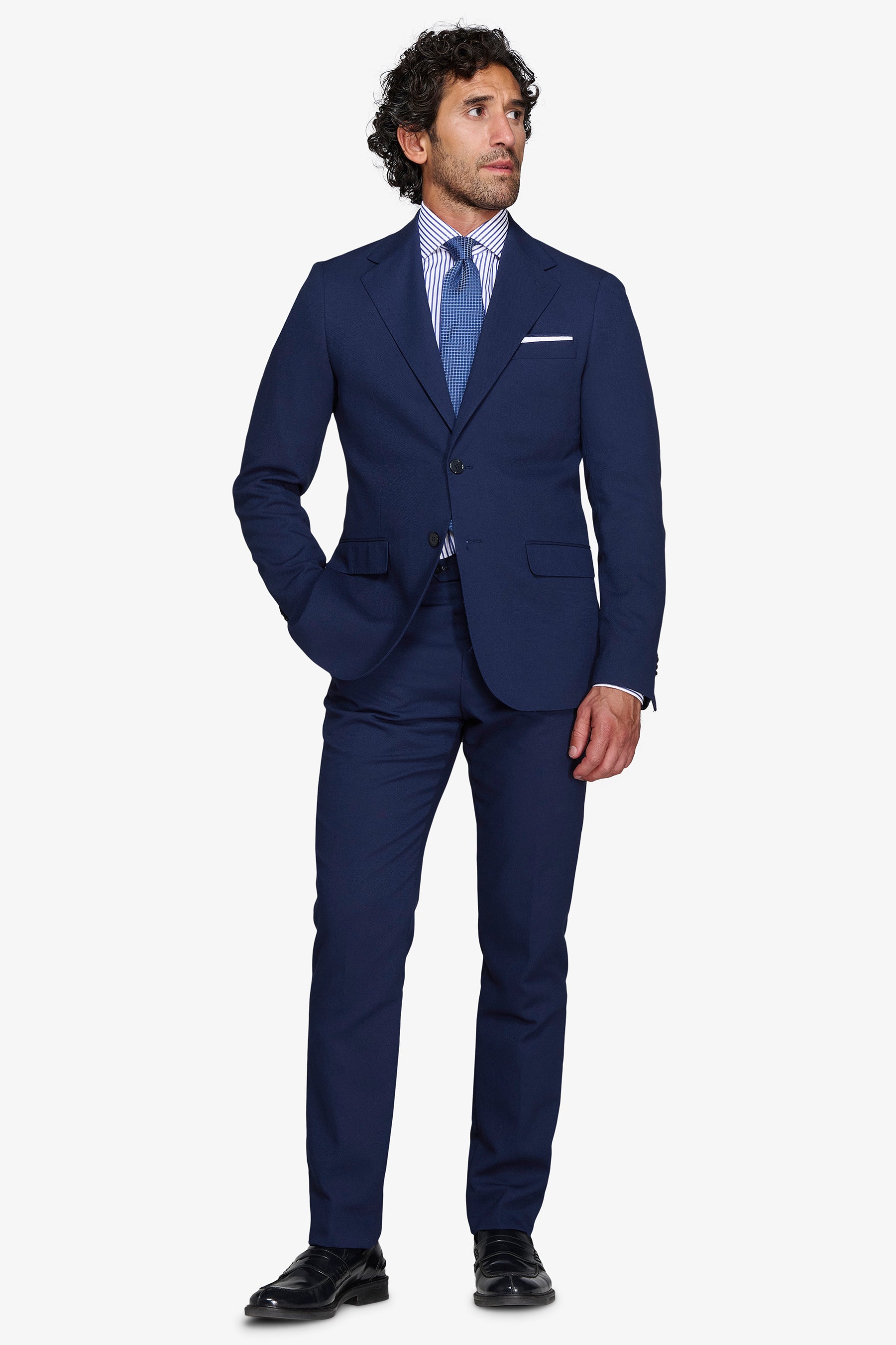 GIACCA COMPONIBILE ARMATURATA BLU-Dan John