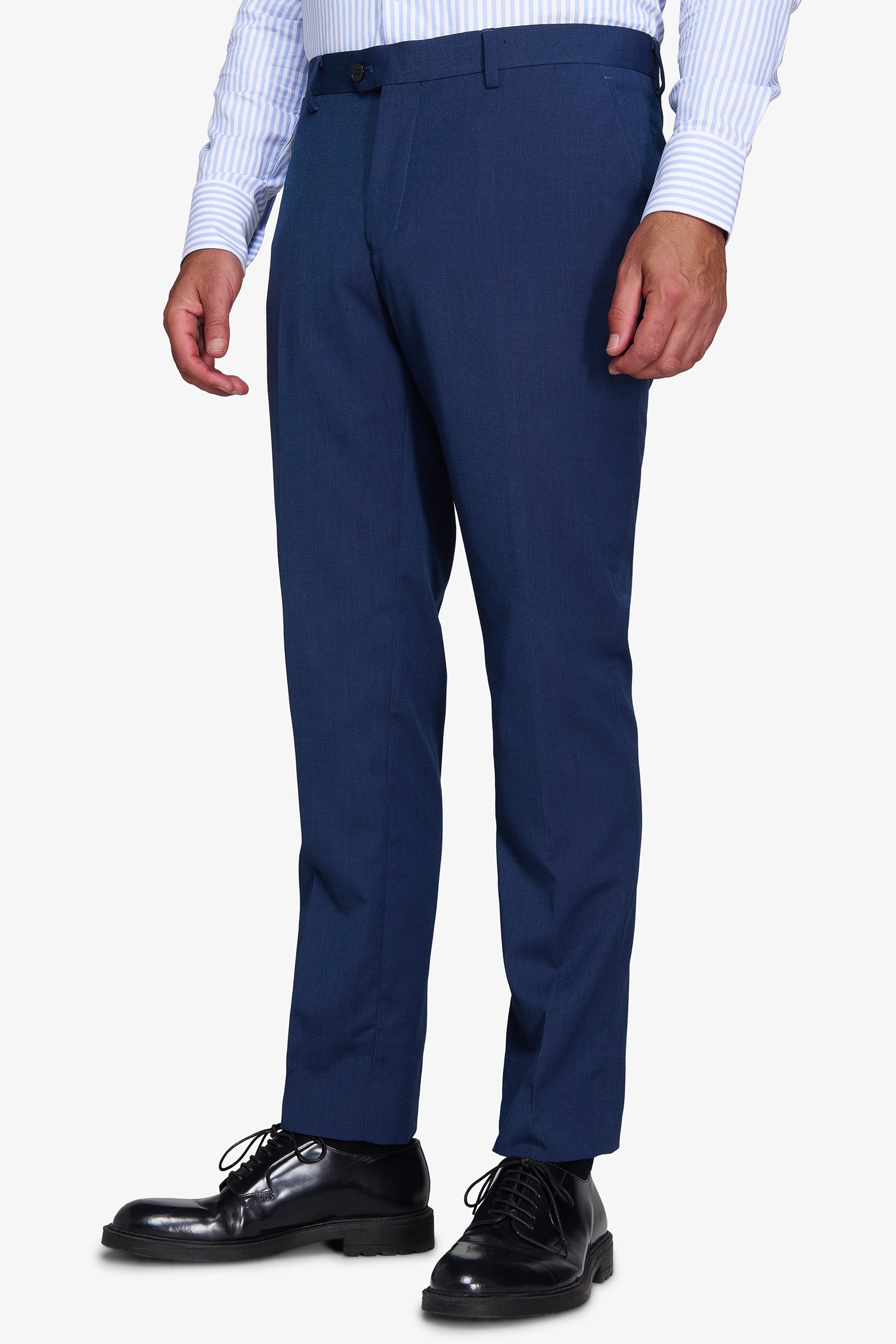 PANTALONE COMPONIBILE PUNTO A SPILLO BLU-Dan John