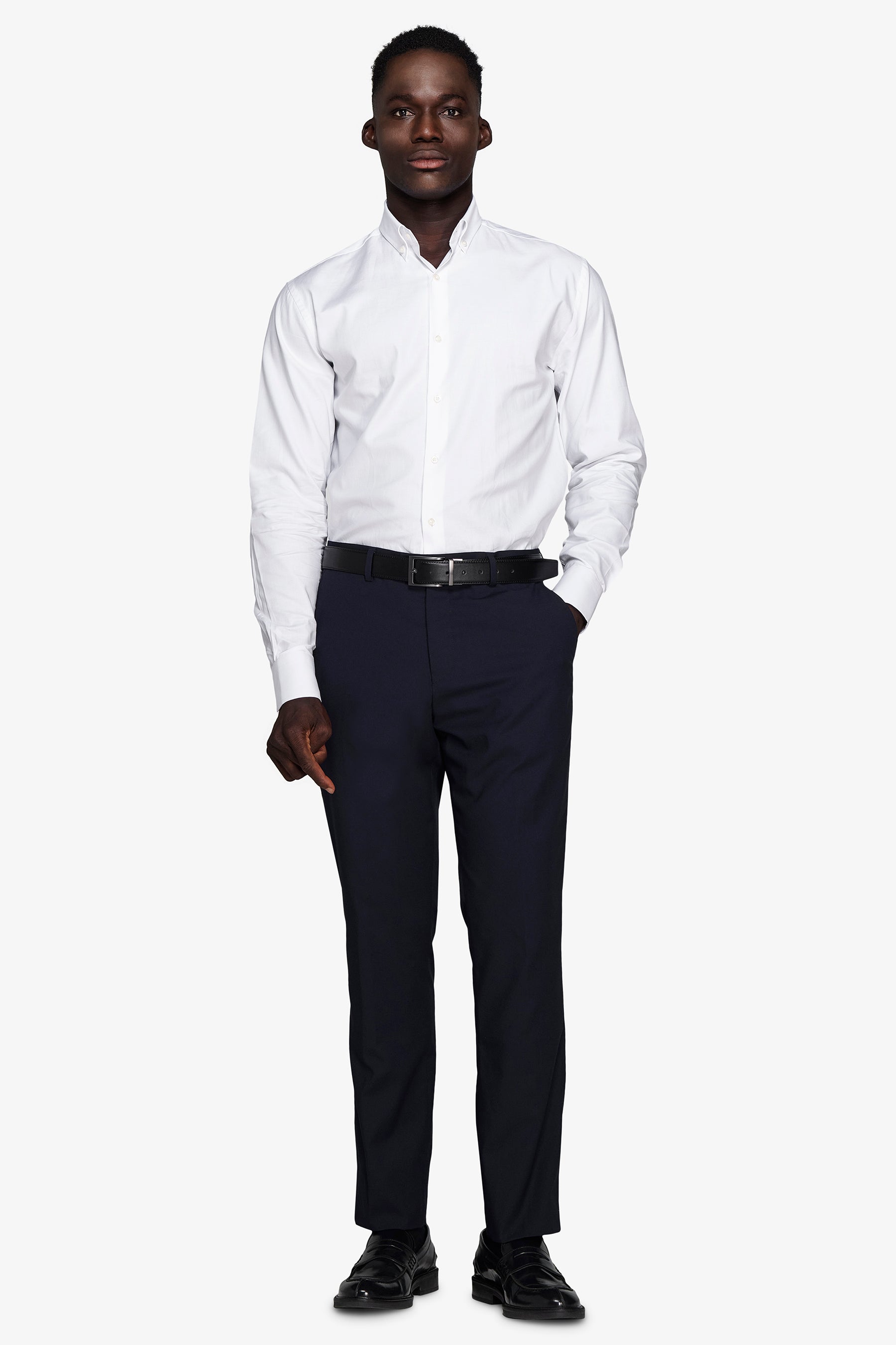 Camicia oxford button down bianca