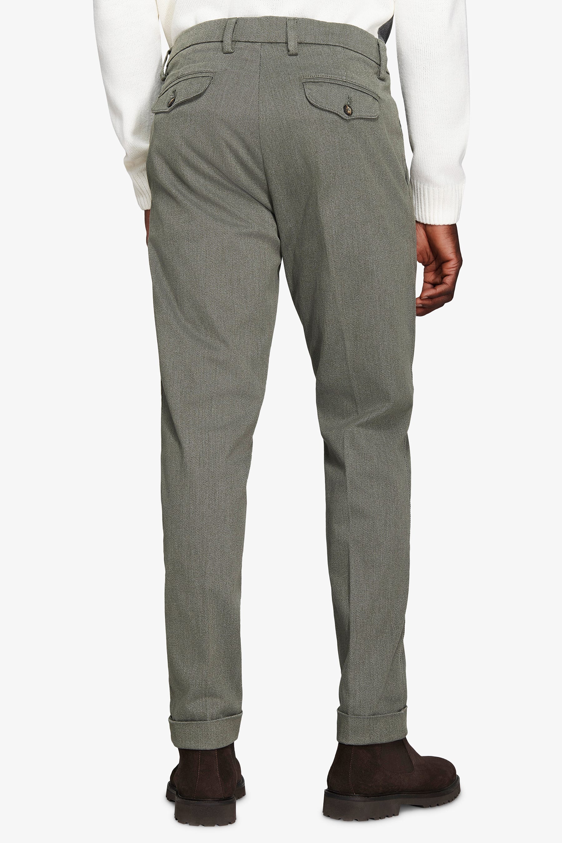 Pantaloni cavalry verde-Dan John