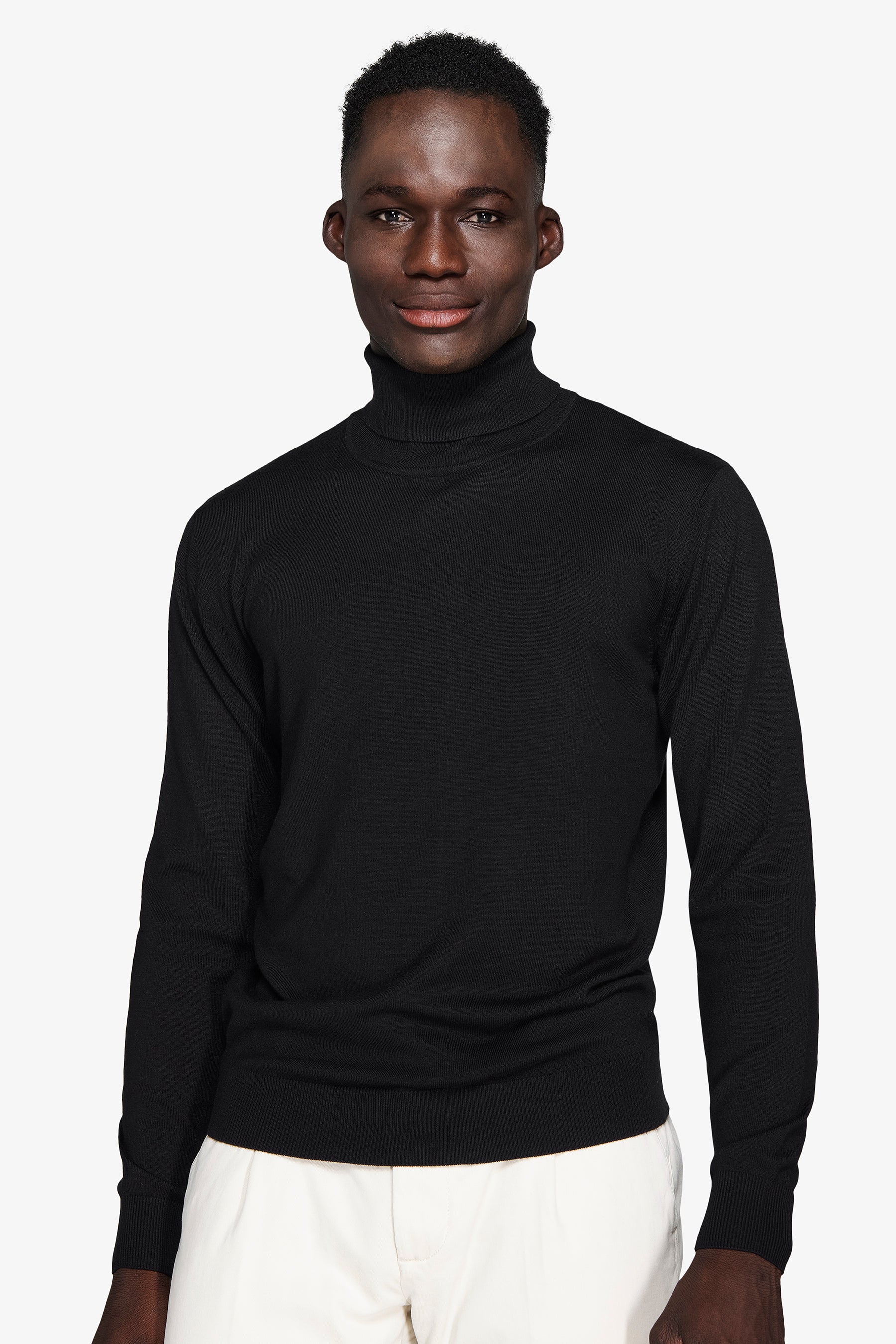 Maglia dolcevita basic nera