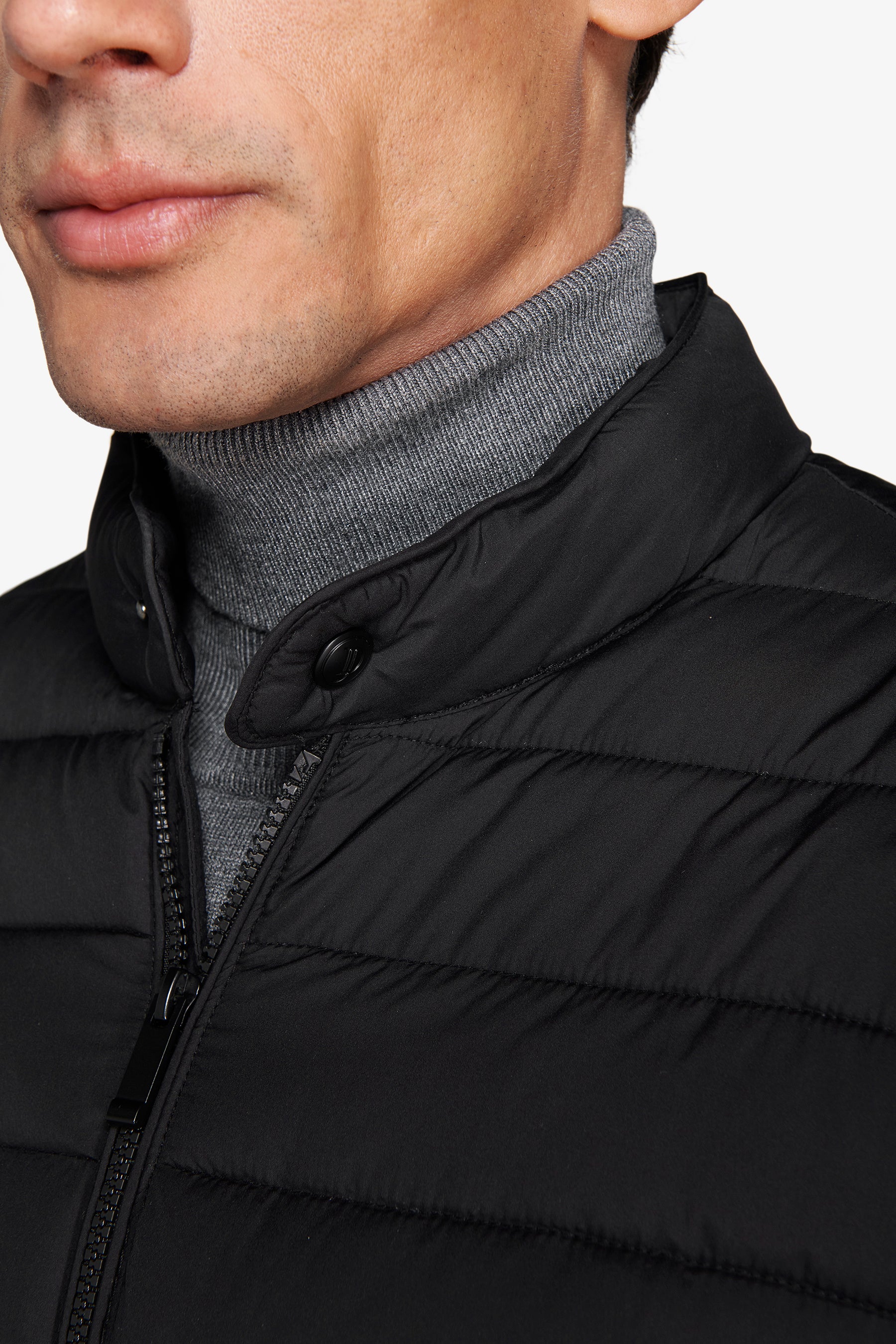 Von Dutch Piumino Uomo Trapuntato IGN – Nero, Taglia S – Chiusura Con Cerniera, Manica Lunga, 100% Poliammide – Stile Ribelle Californiano