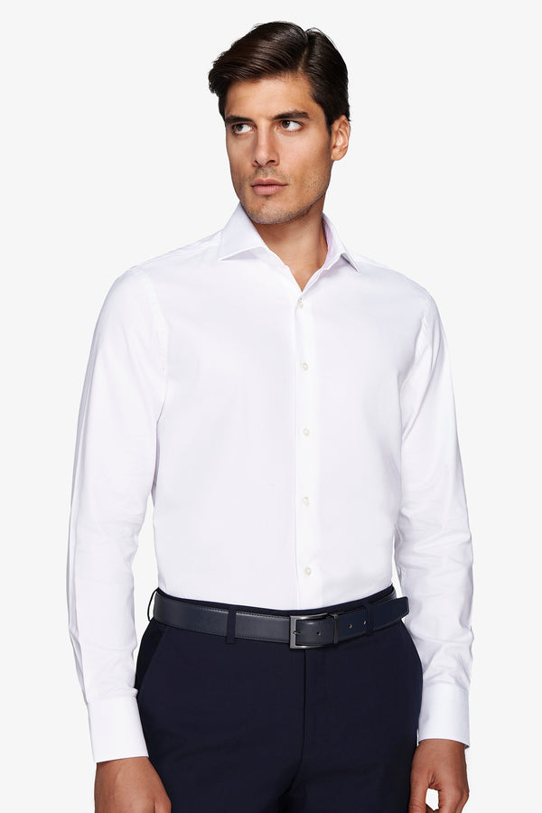 Camicia oxford bianca-Dan John