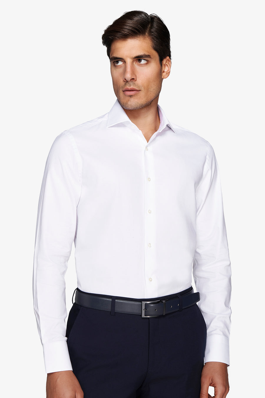 Camicia oxford bianca-Dan John