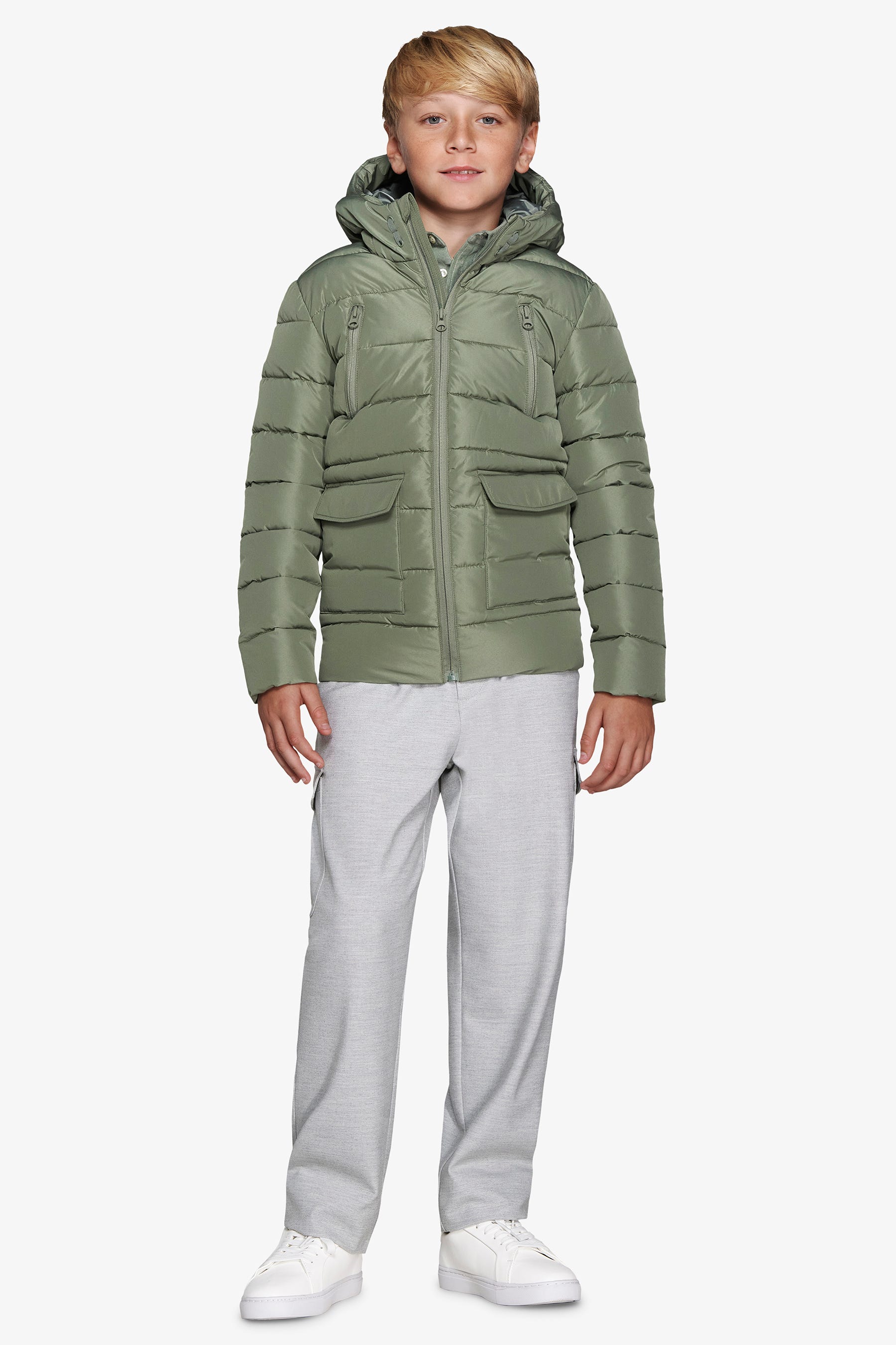 Parka imbottito verde Kids-Dan John