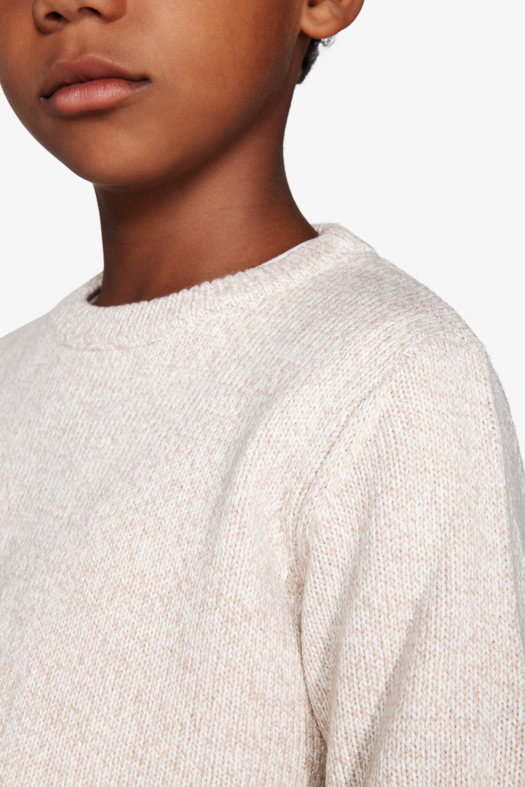 Maglia girocollo rasata corda Kids