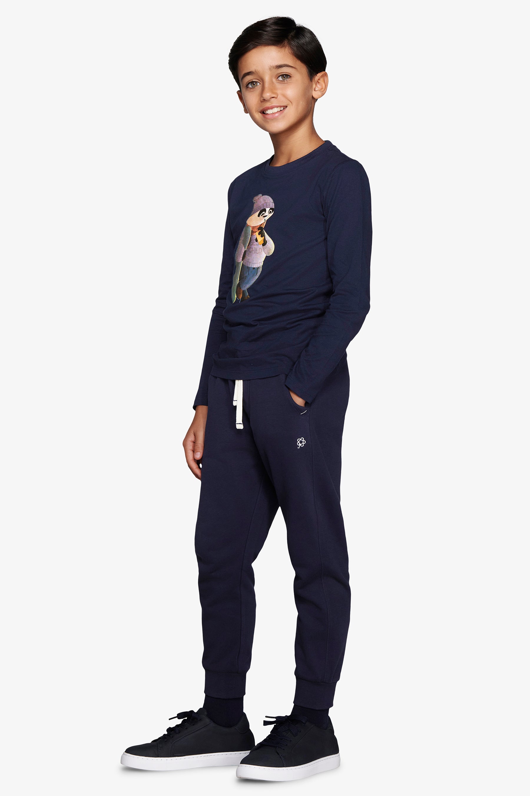 KIDS Blue t-shirt with frontal print