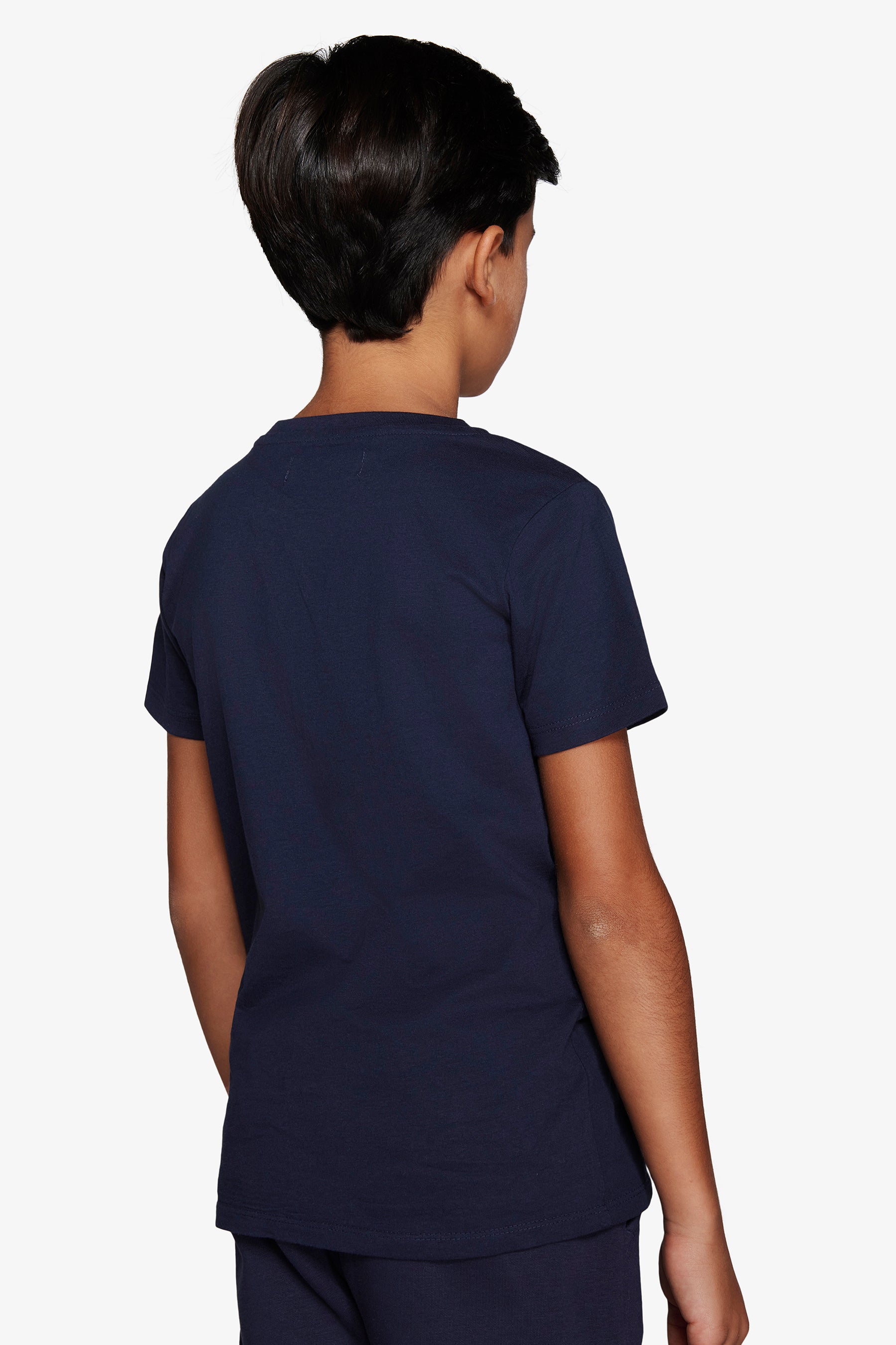 KIDS Blue basic t-shirt with pocket