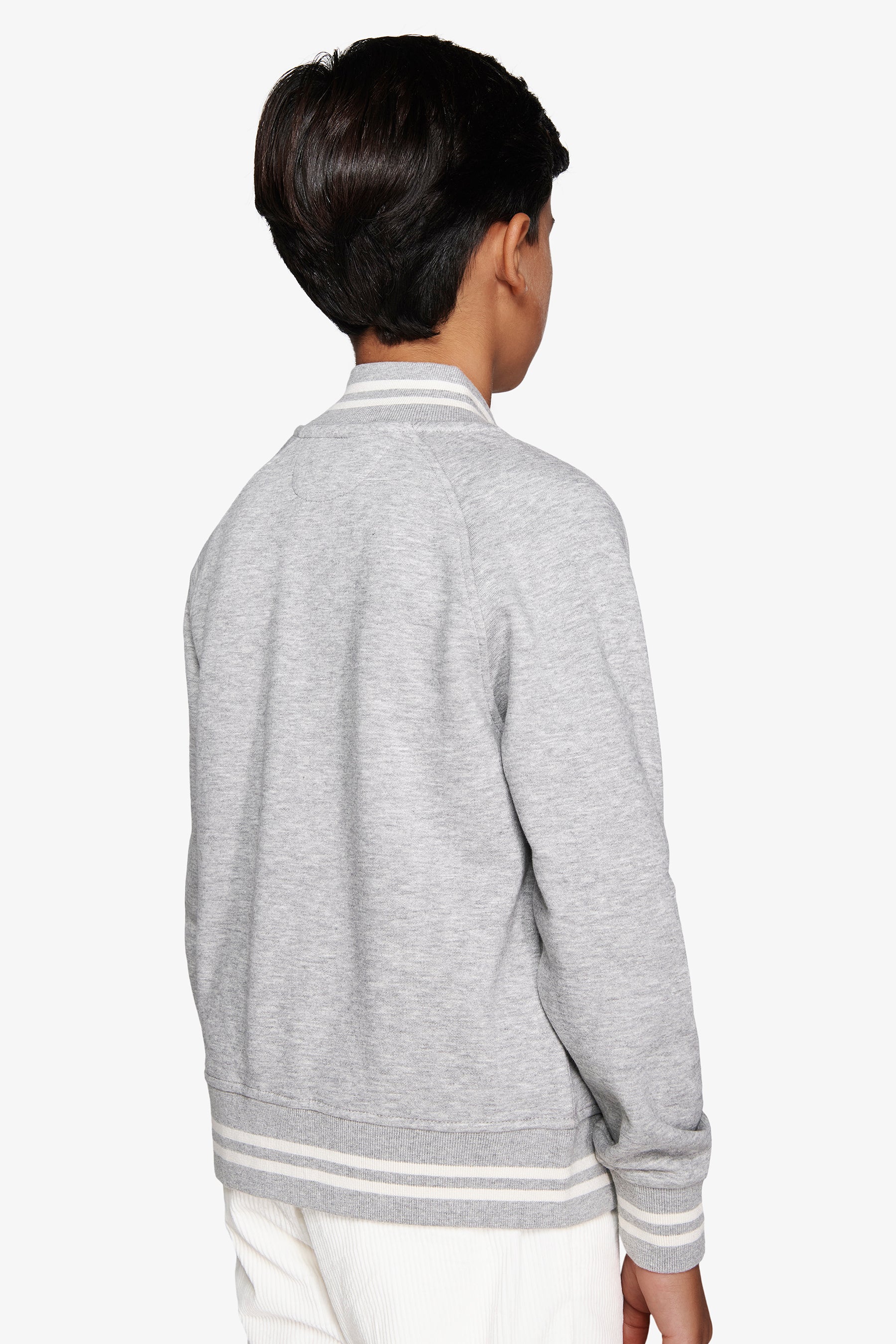 Blouson aviateur polaire gris clair Kids