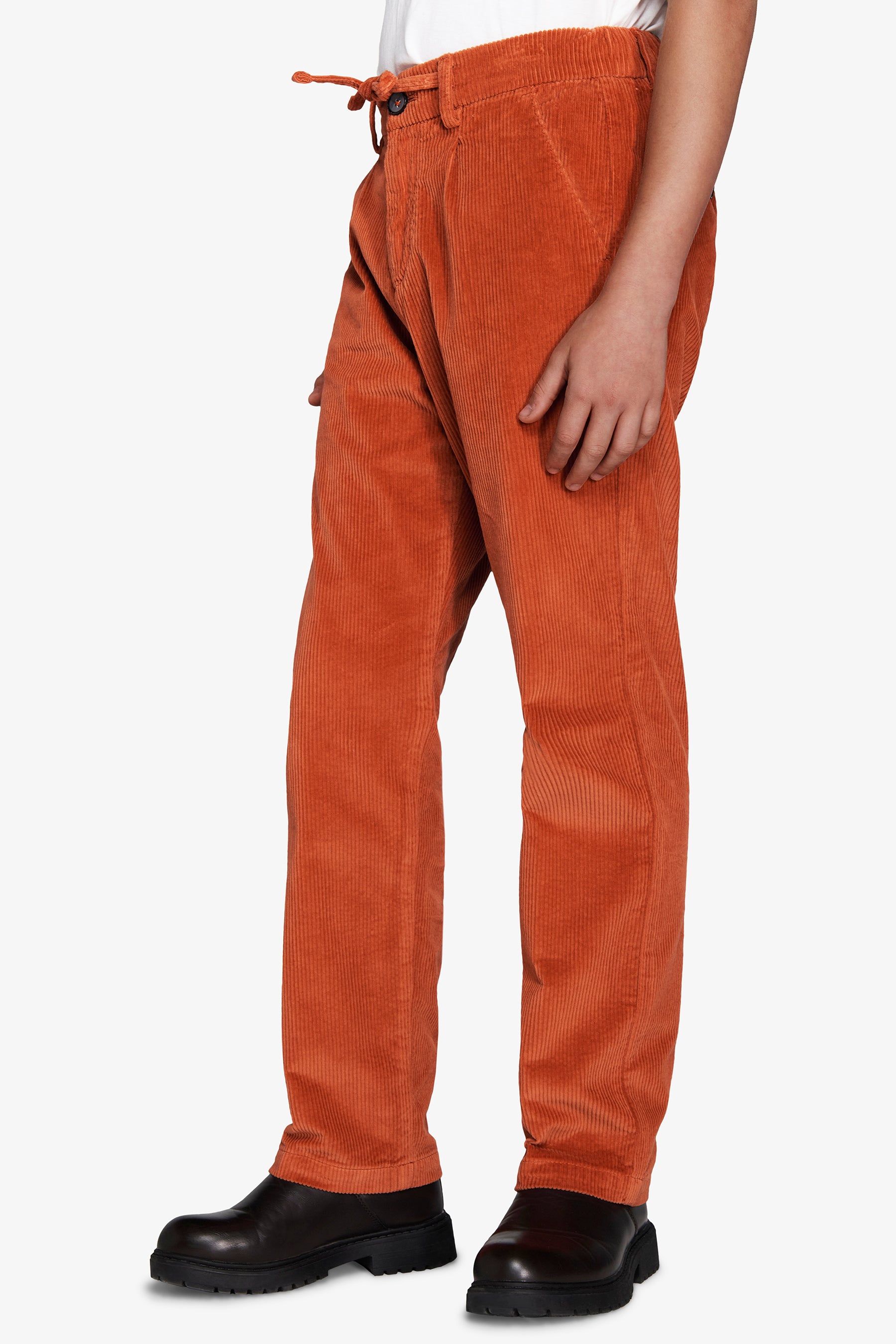 KIDS Orange corduroy trousers