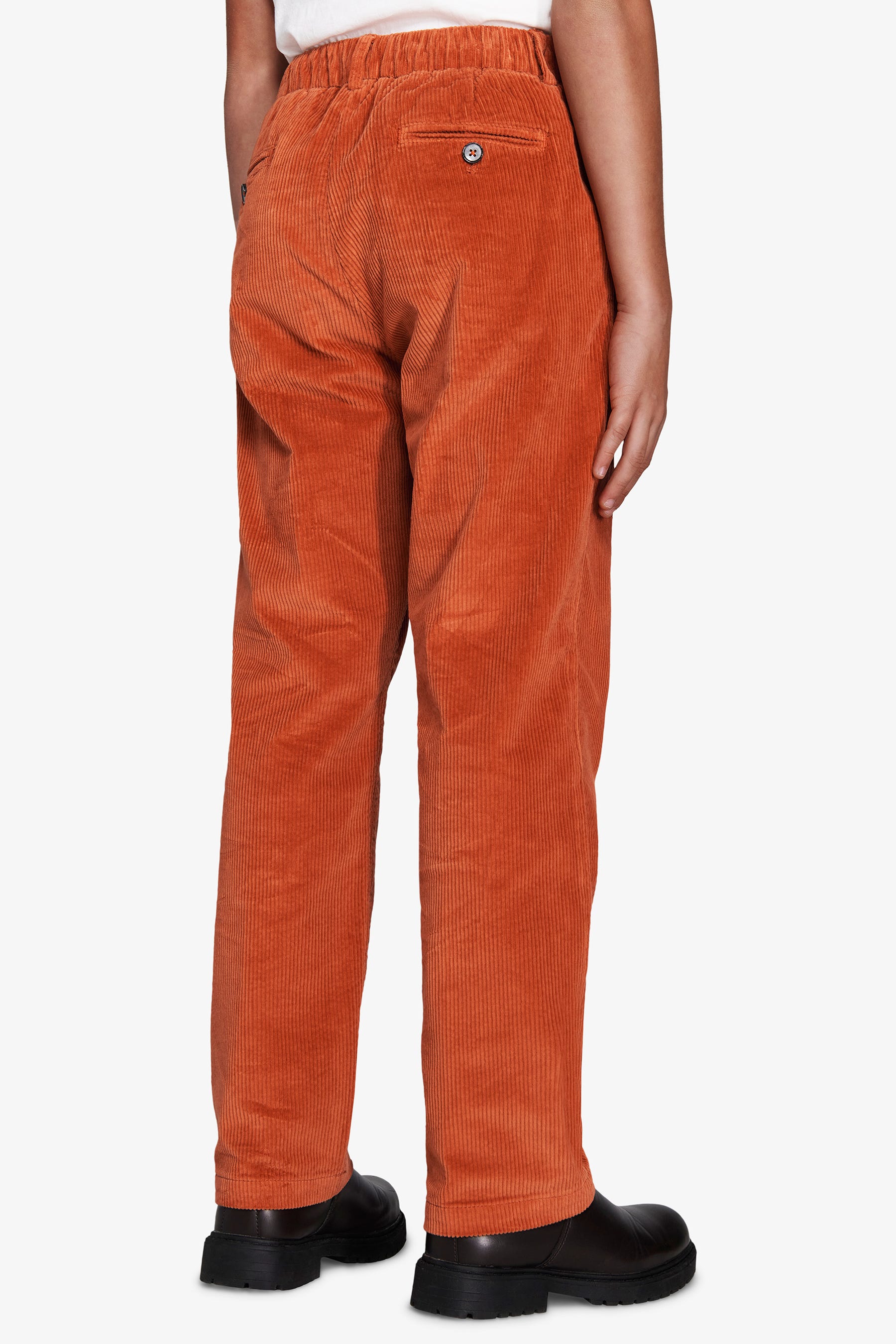 Pantaloni velluto arancio Kids-Dan John