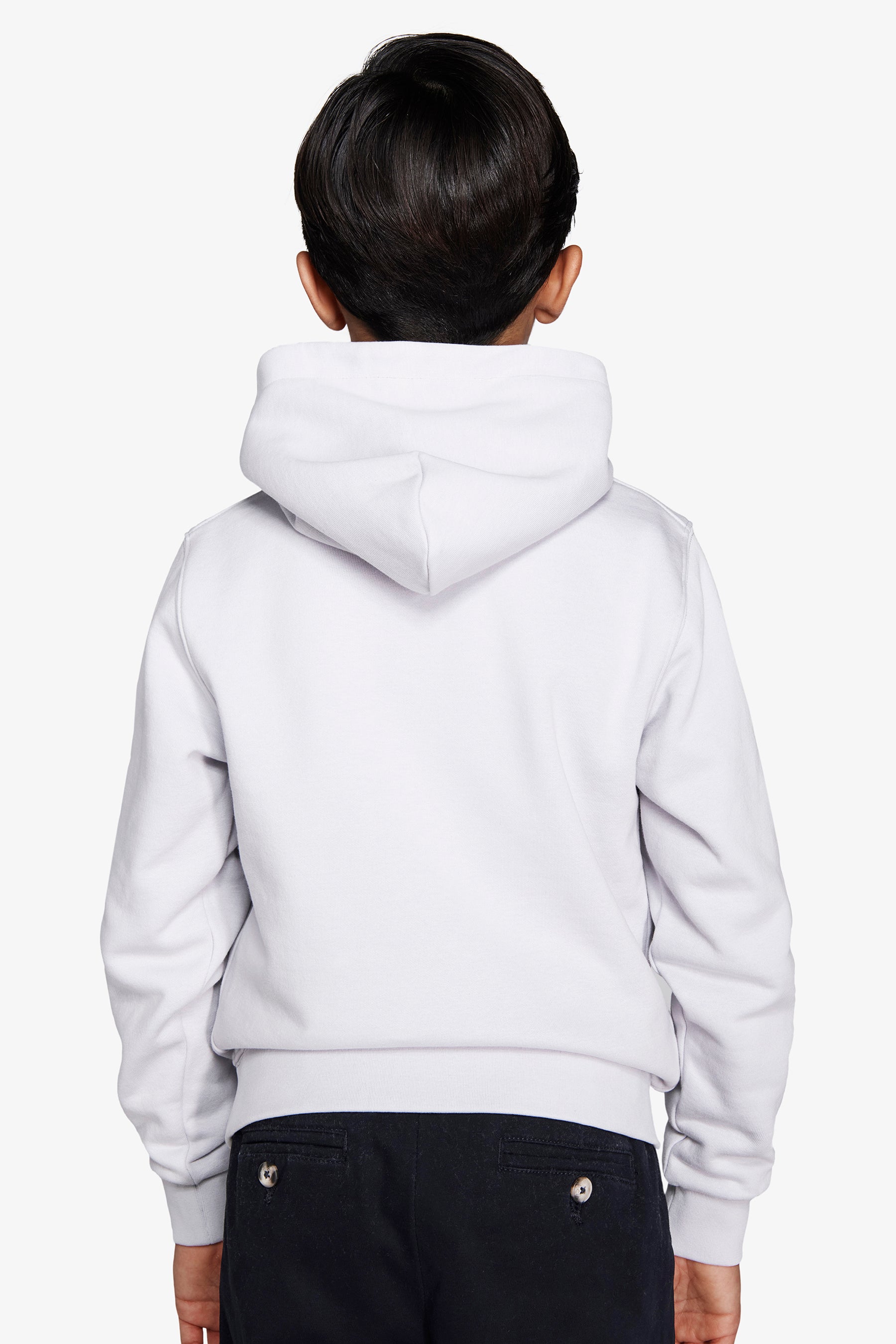 Felpa con cappuccio basic celeste Kids